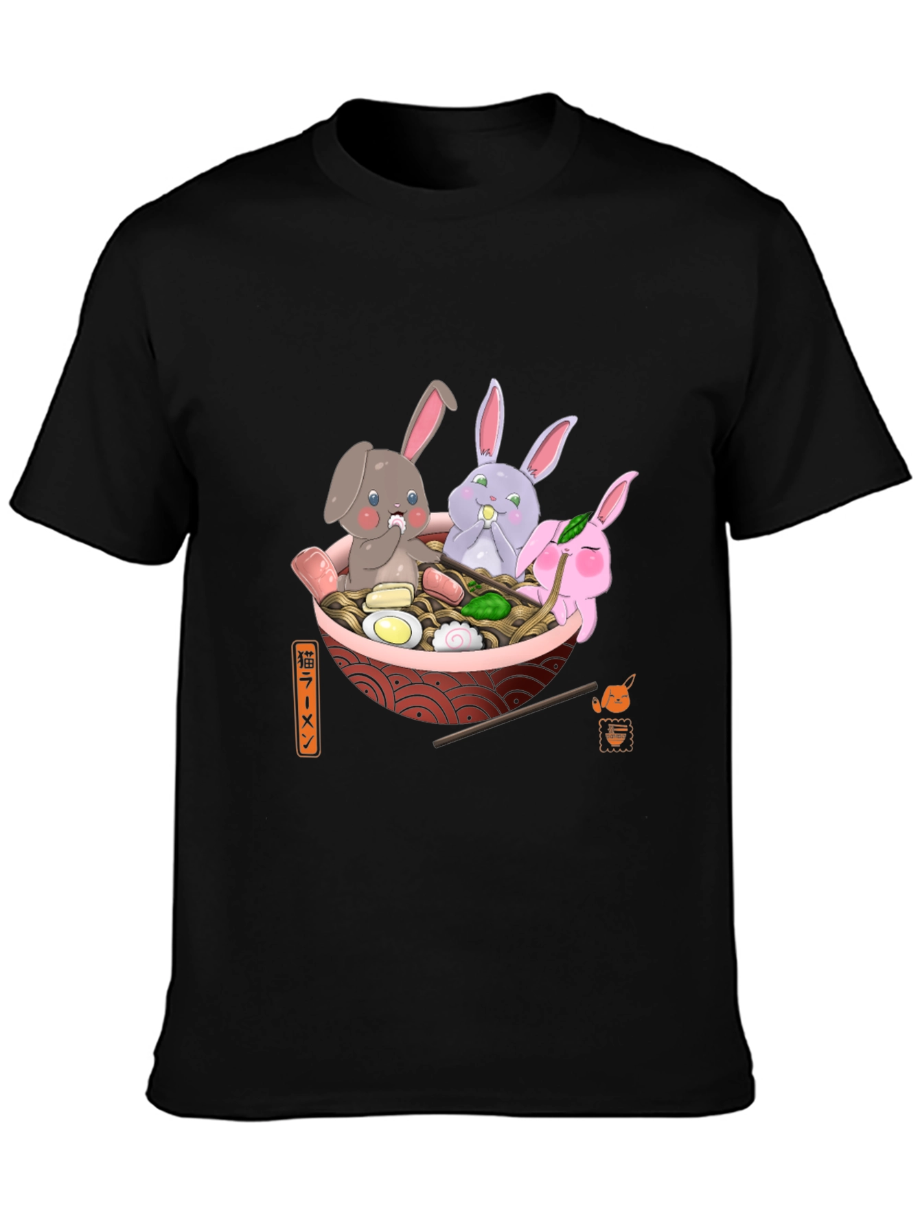 Ramen Bunny T-Shirt - Cute Kawaii Design
