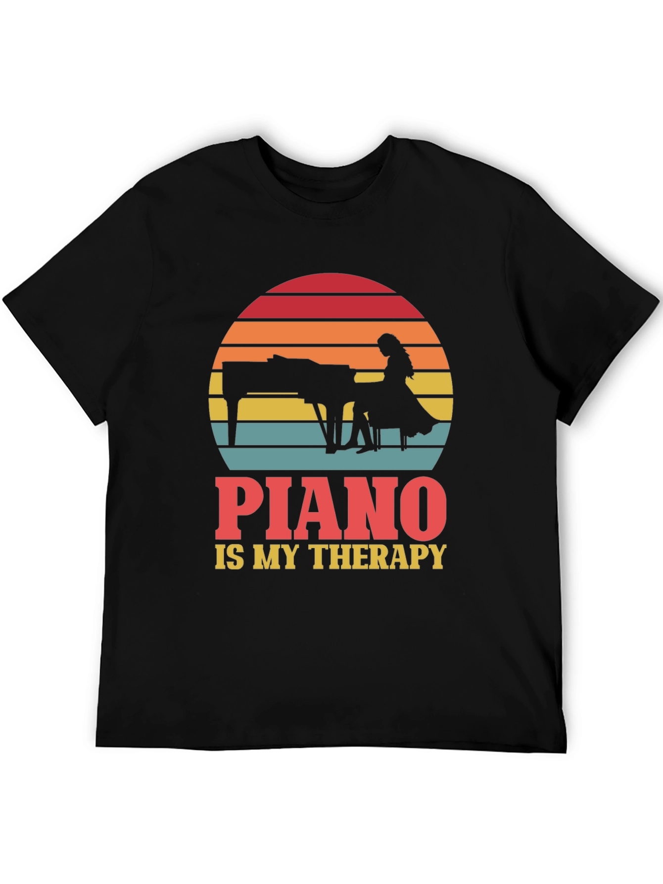 Piano is My Therapy T-Shirt - Musician Gift Tee