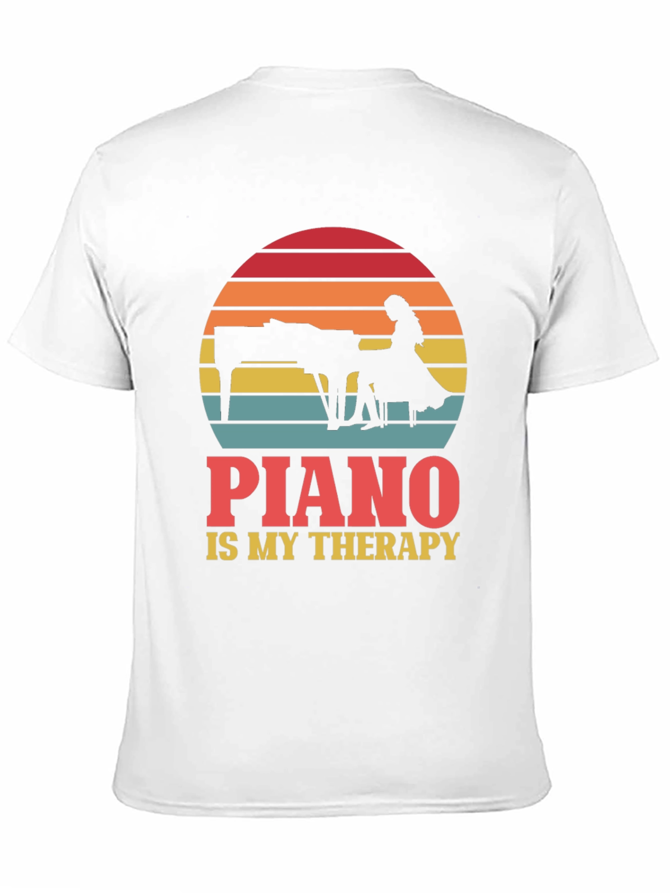 Piano is My Therapy T-Shirt - Musician Gift Tee