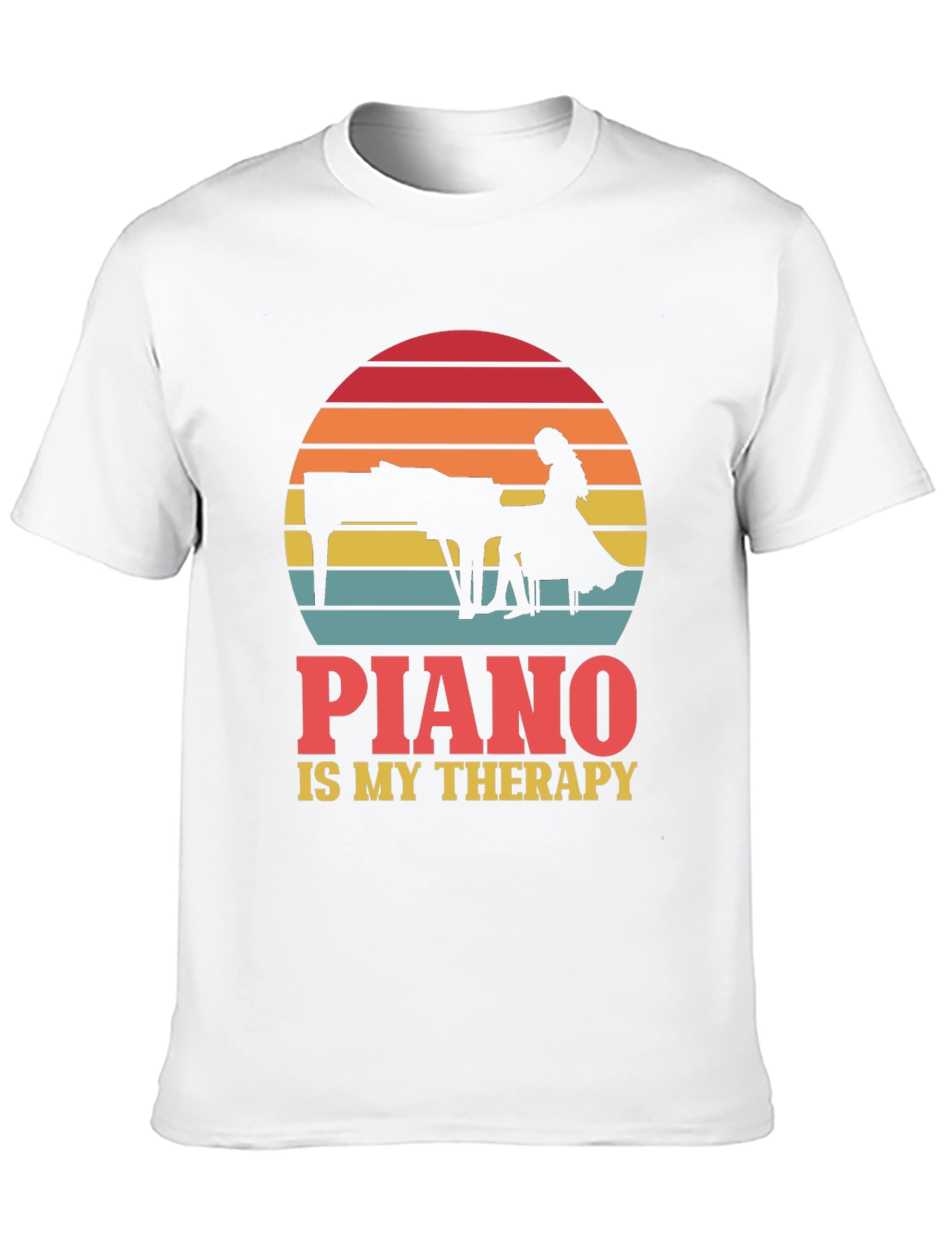 Piano is My Therapy T-Shirt - Musician Gift Tee
