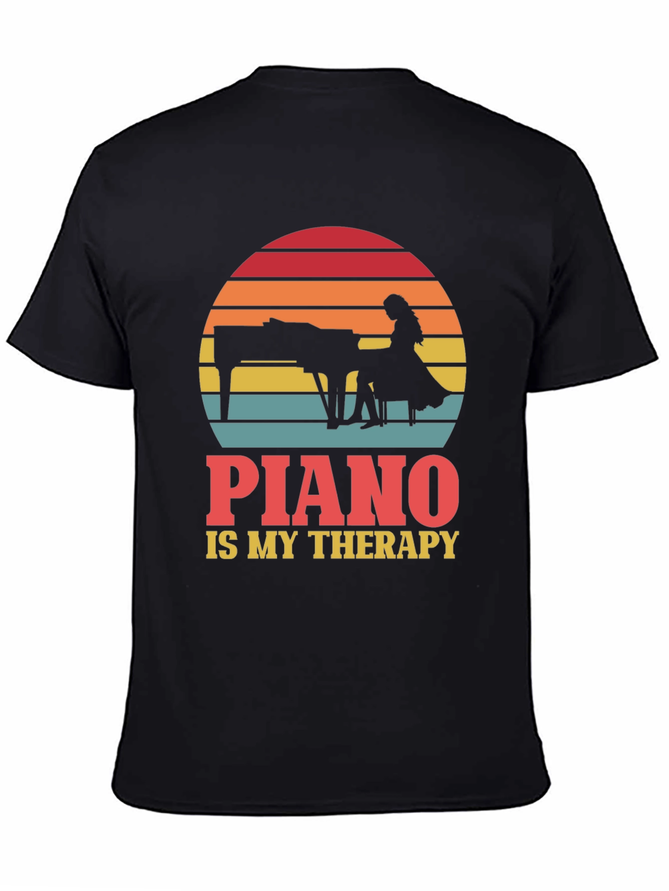 Piano is My Therapy T-Shirt - Musician Gift Tee