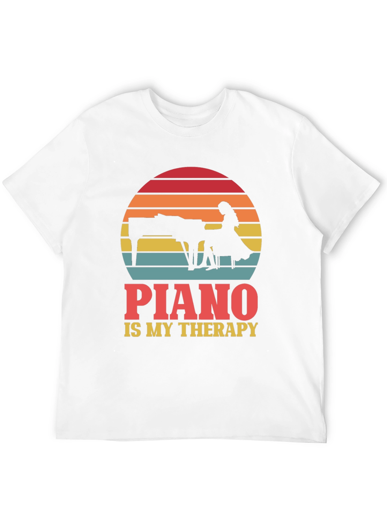 Piano is My Therapy T-Shirt - Musician Gift Tee