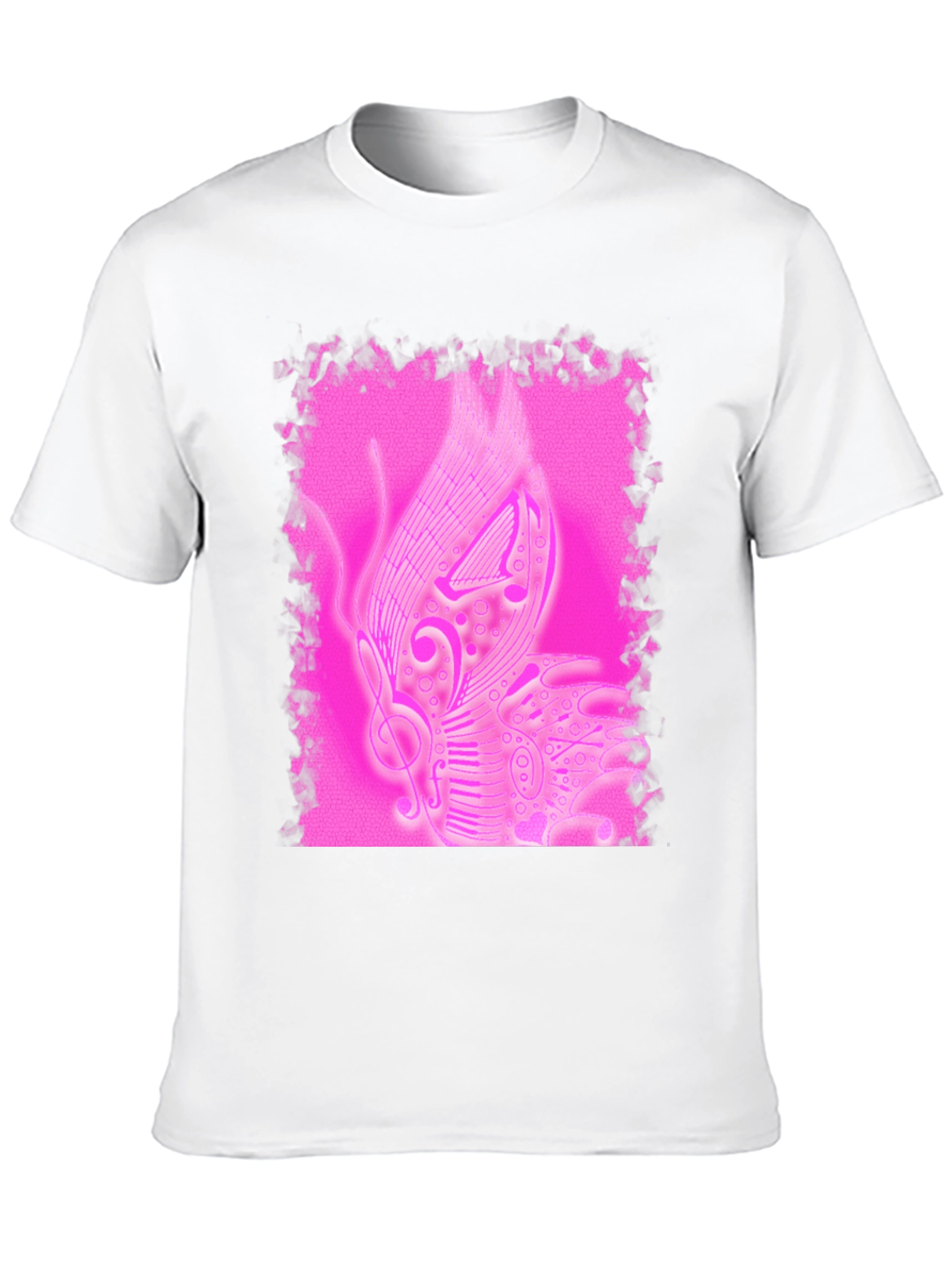 Musical Butterfly Graphic Tee - Black