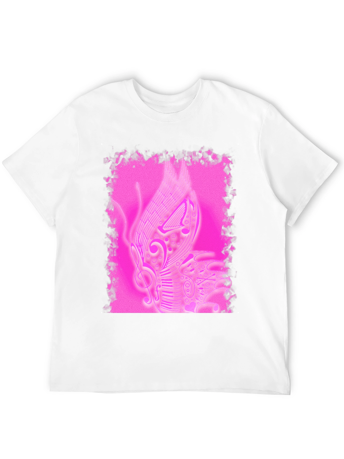 Musical Butterfly Graphic Tee - Black