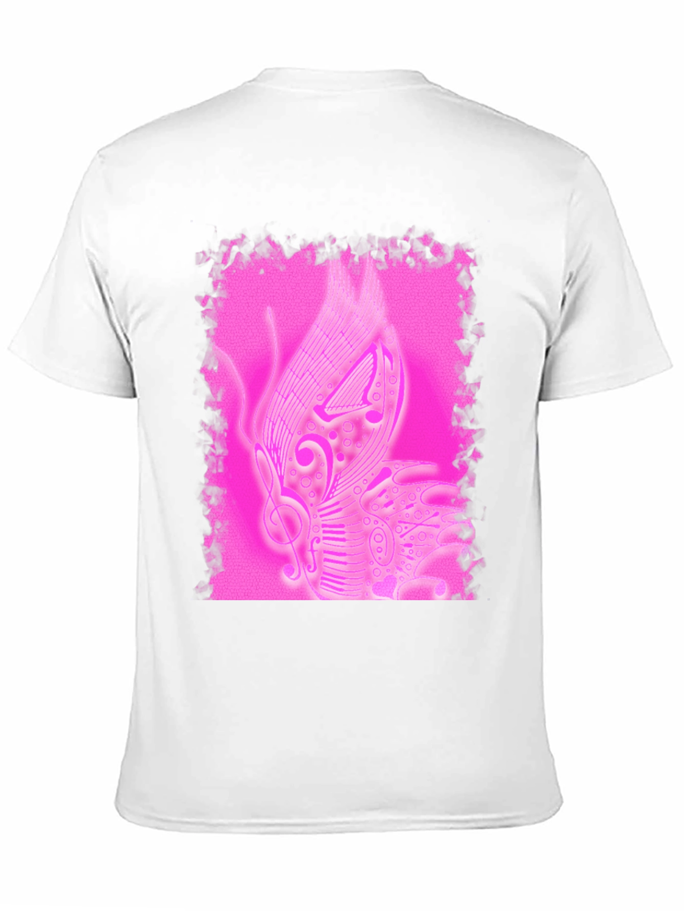Musical Butterfly Graphic Tee - Black