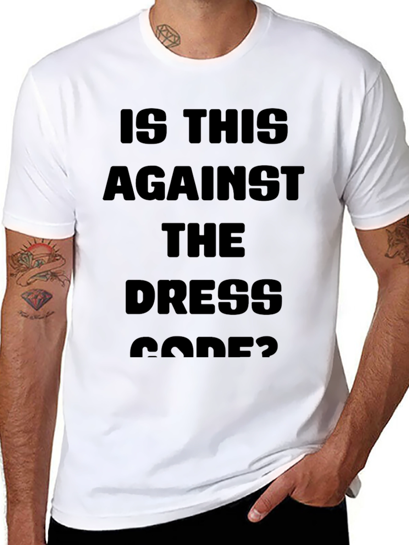 Is This Against the Dress Code? Black T-Shirt