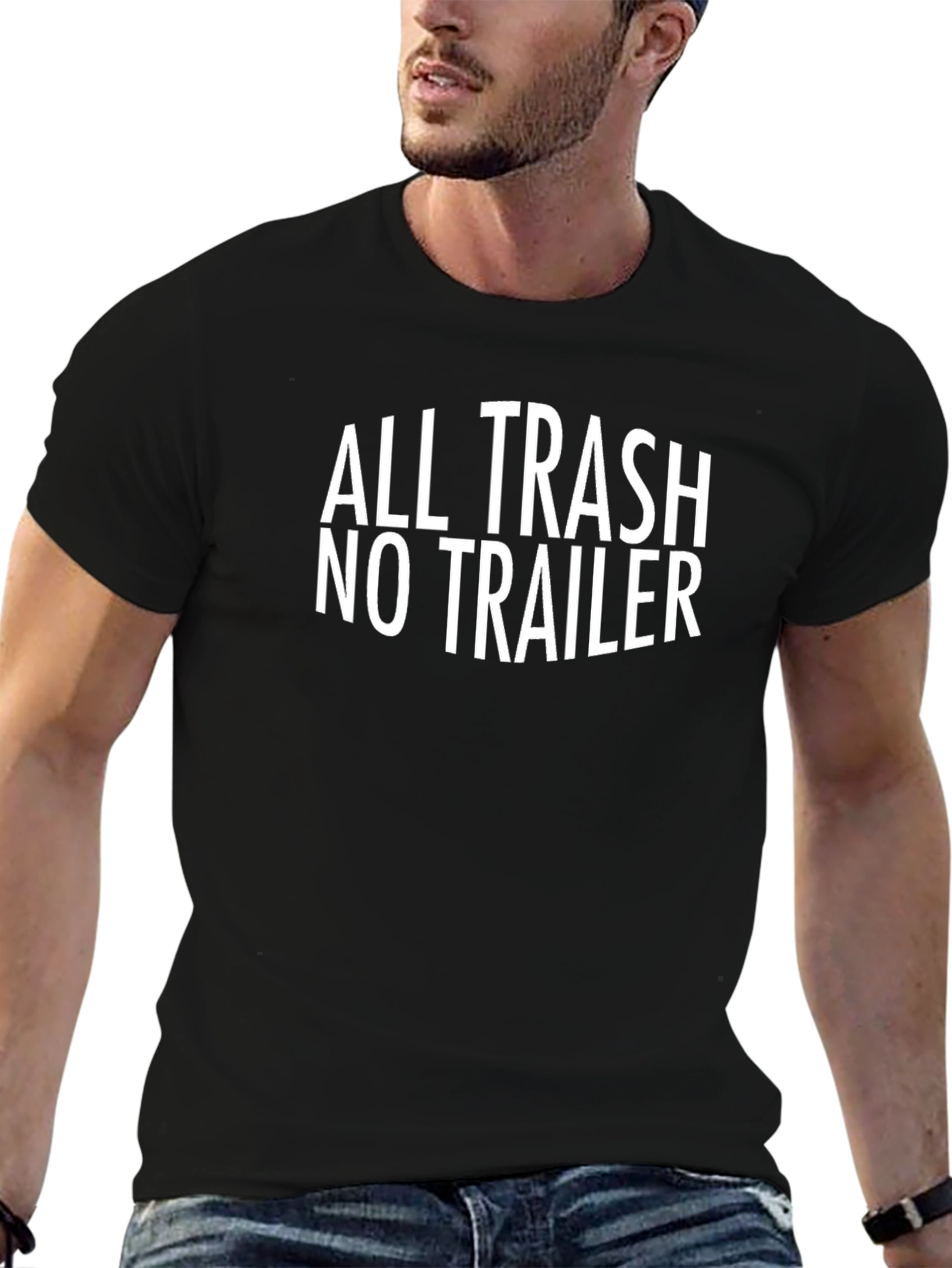 All Trash No Trailer Graphic T-Shirt