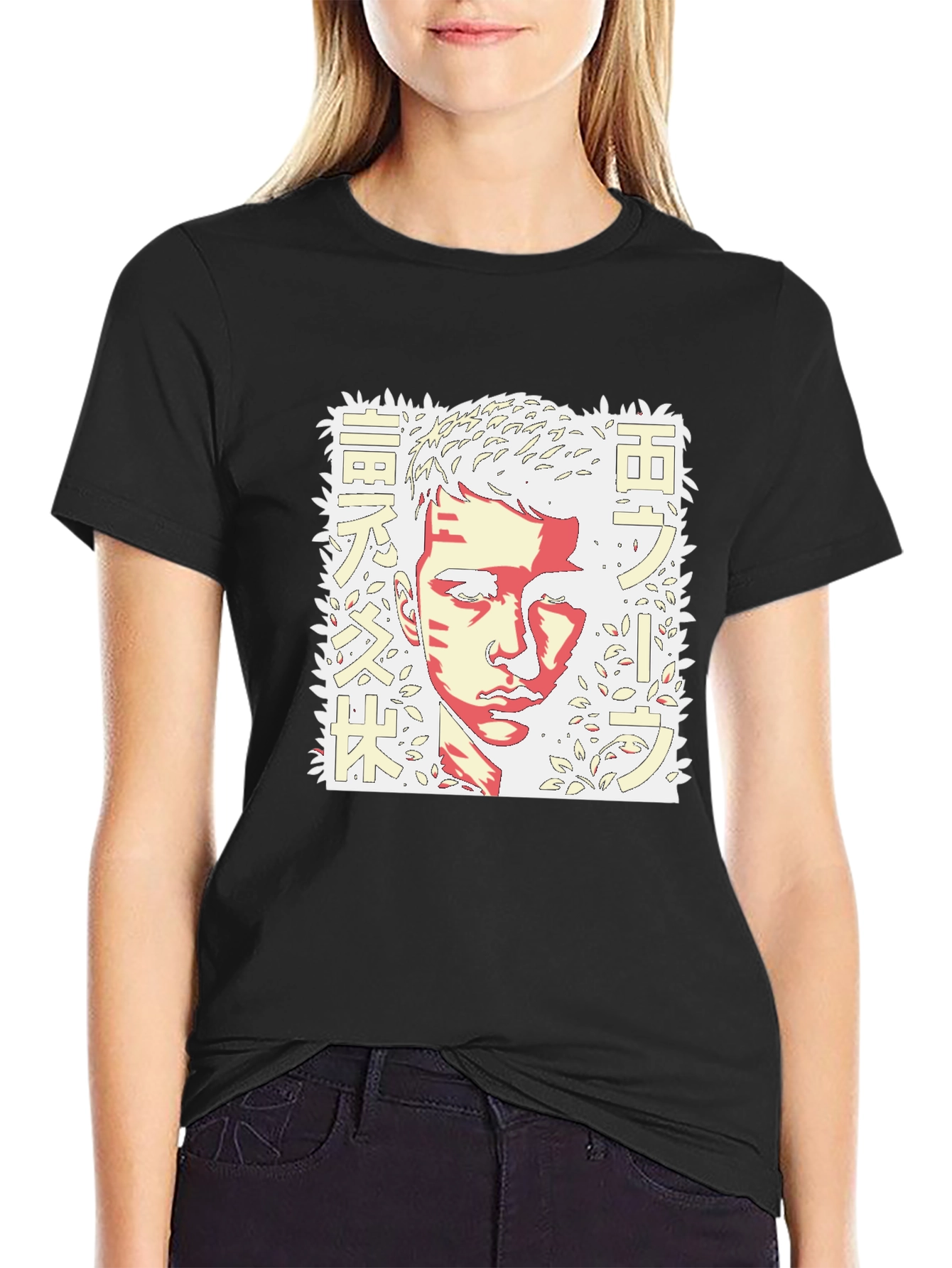 Anime Graphic Print T-Shirt