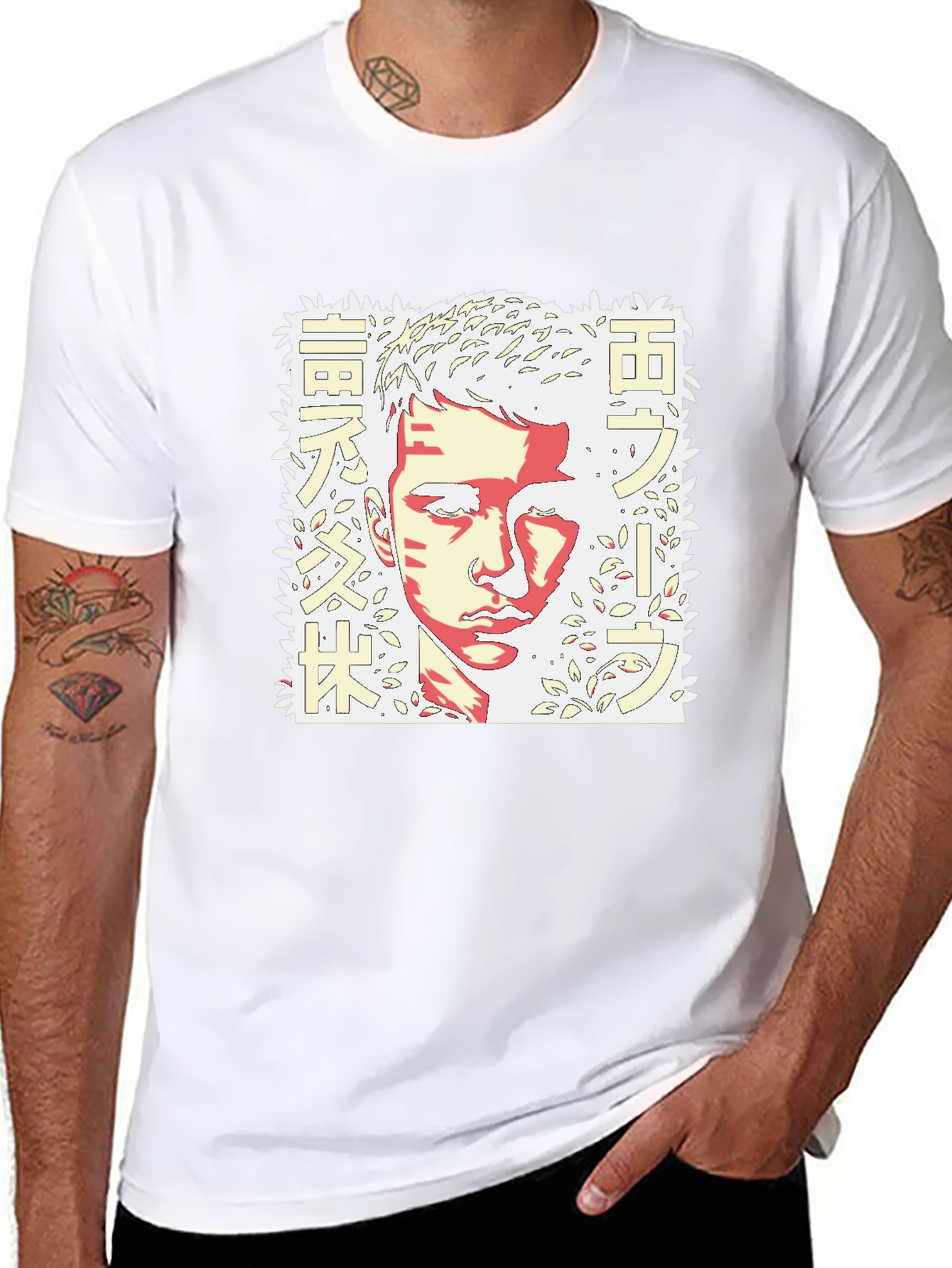 Anime Graphic Print T-Shirt