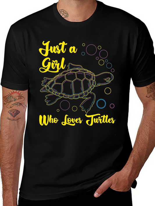 Just a Girl Who Loves Turtles T-Shirt