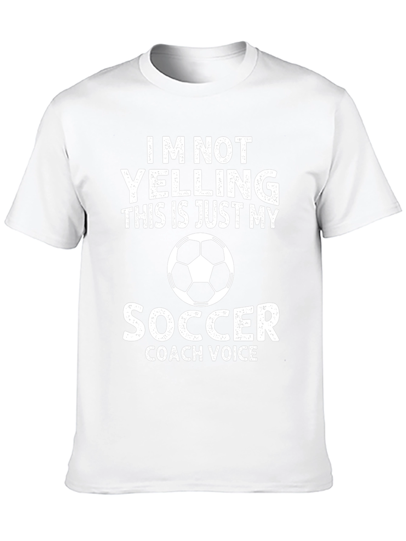 Soccer Coach Voice T-Shirt - Novelty Graphic Tee