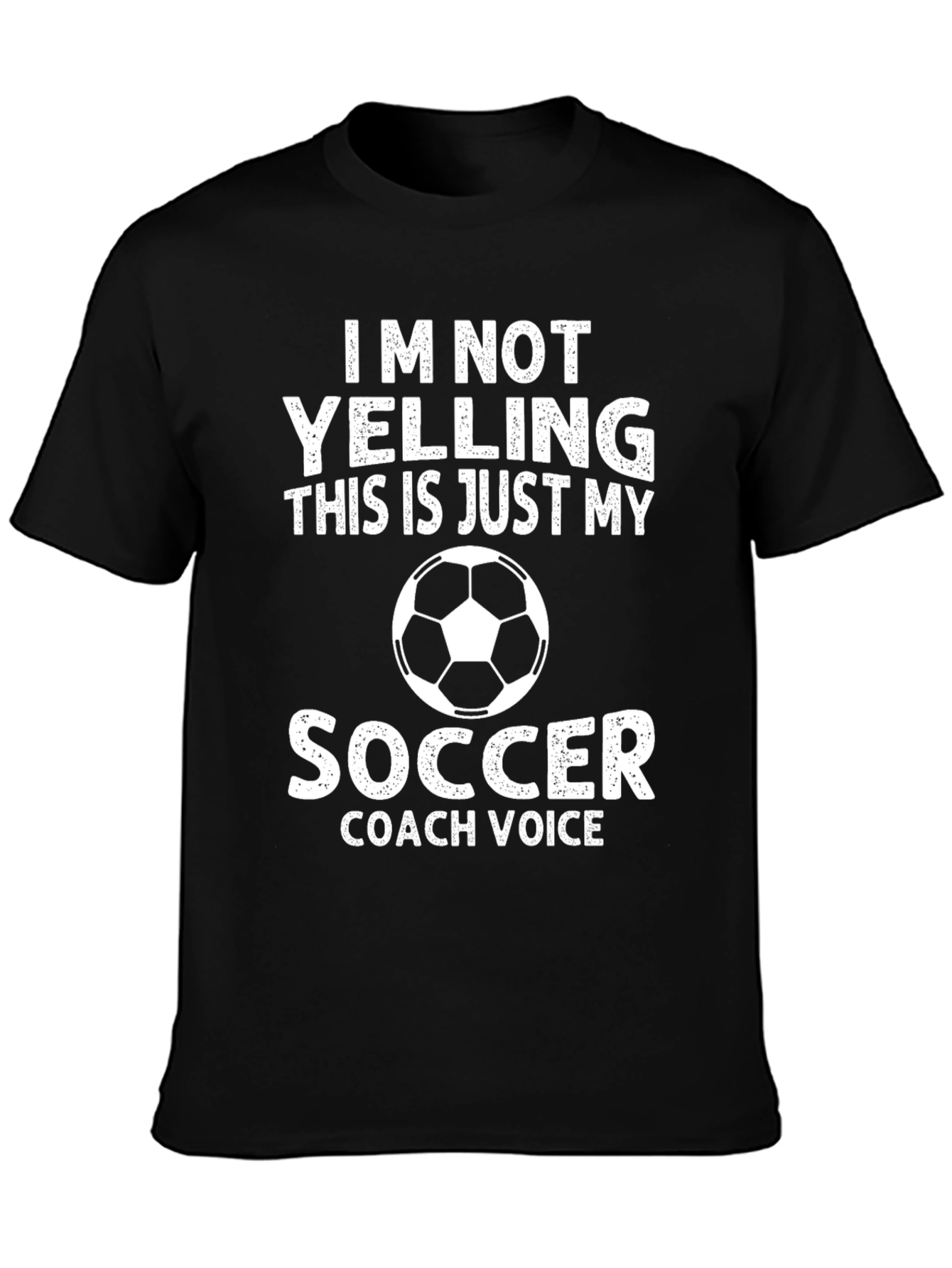 Soccer Coach Voice T-Shirt - Novelty Graphic Tee