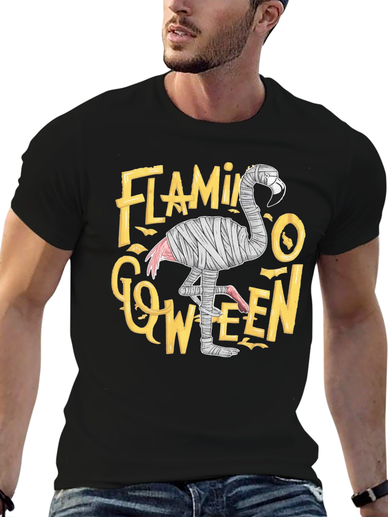 Flamingo-ween Halloween T-Shirt
