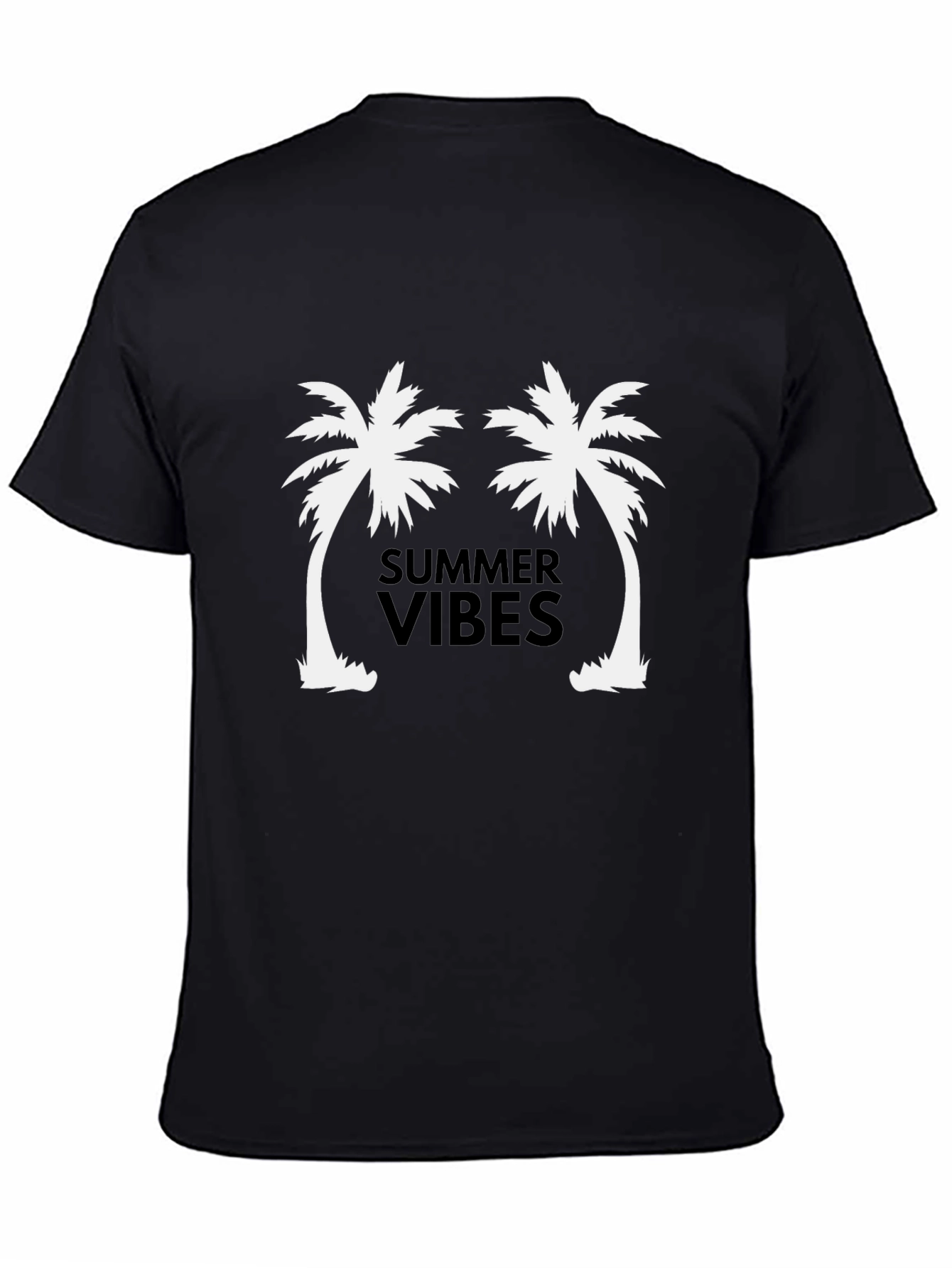 Summer Vibes Palm Tree Graphic Tee