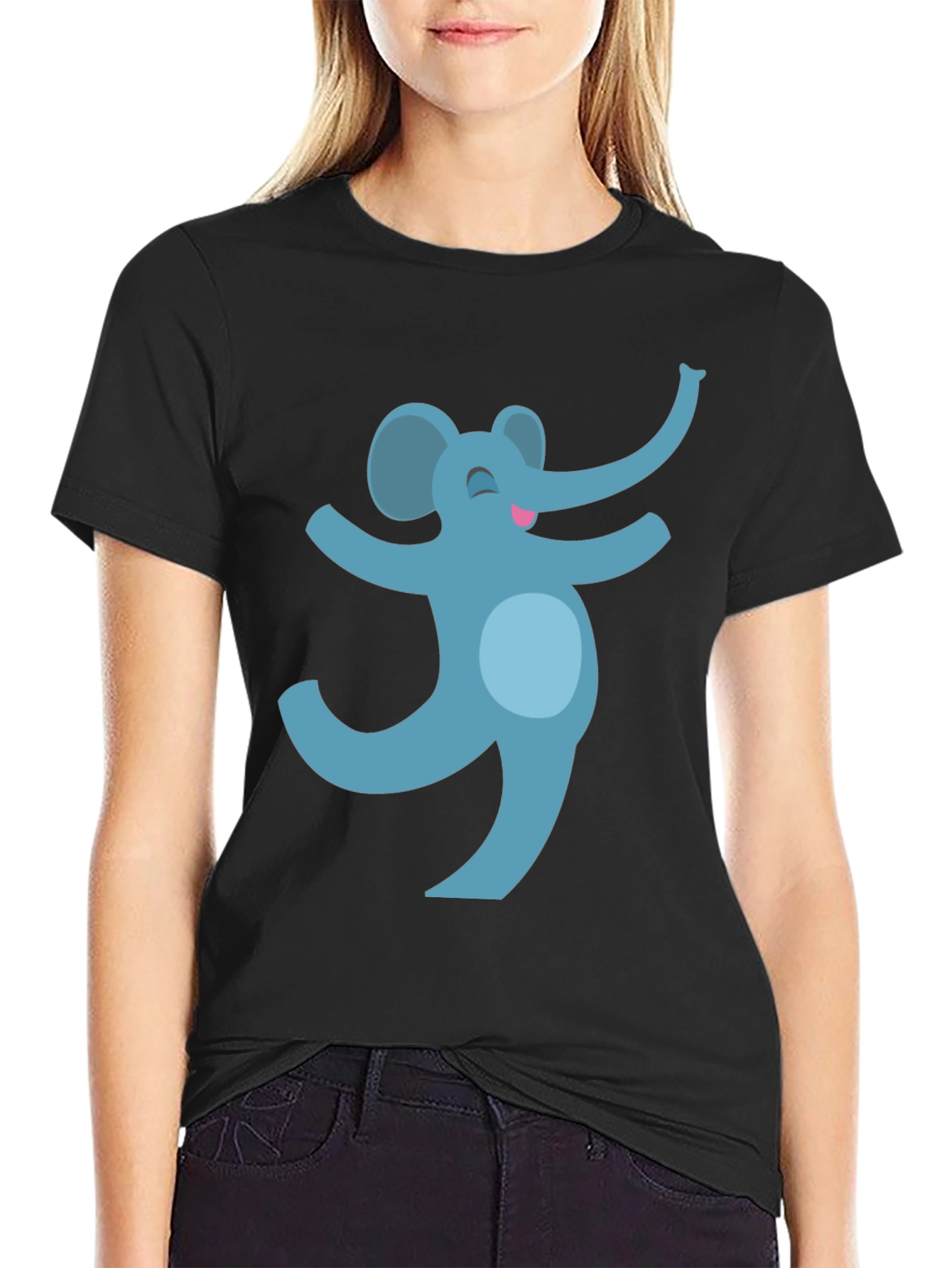 Dancing Elephant Graphic Tee - Fun & Unique Style