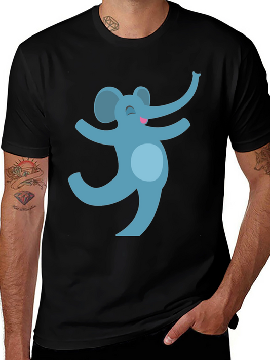 Dancing Elephant Graphic Tee - Fun & Unique Style