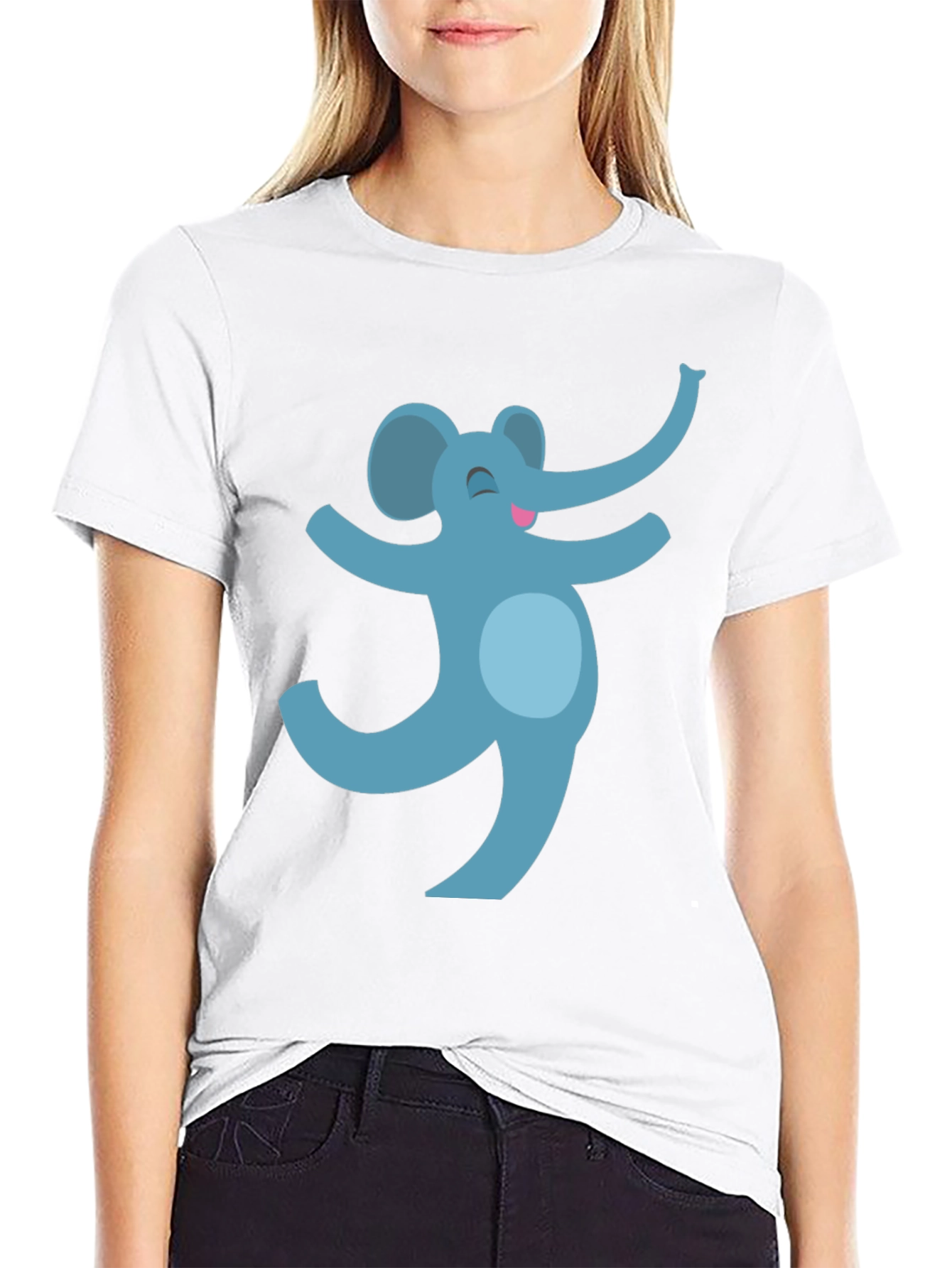 Dancing Elephant Graphic Tee - Fun & Unique Style