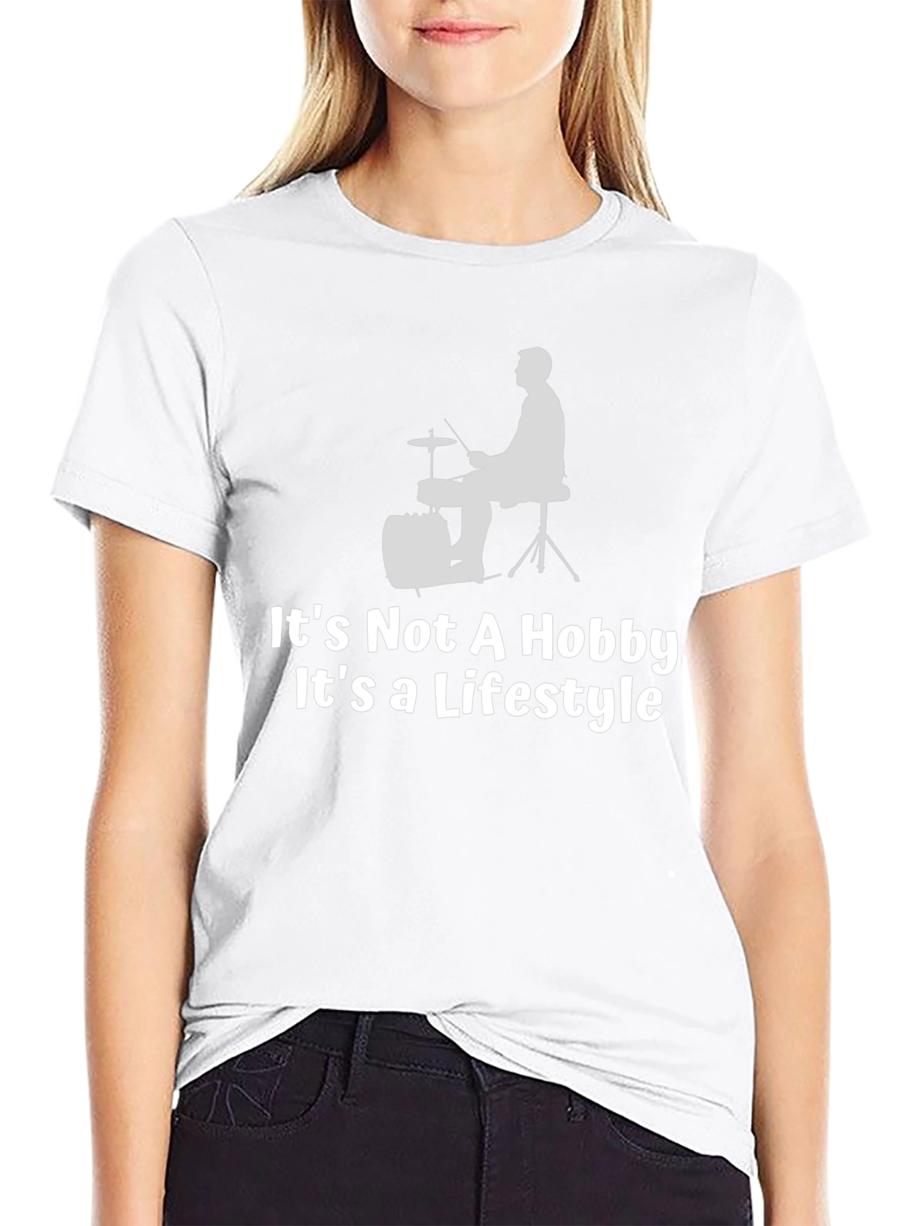Drummer Lifestyle T-Shirt: Music Hobby Tee