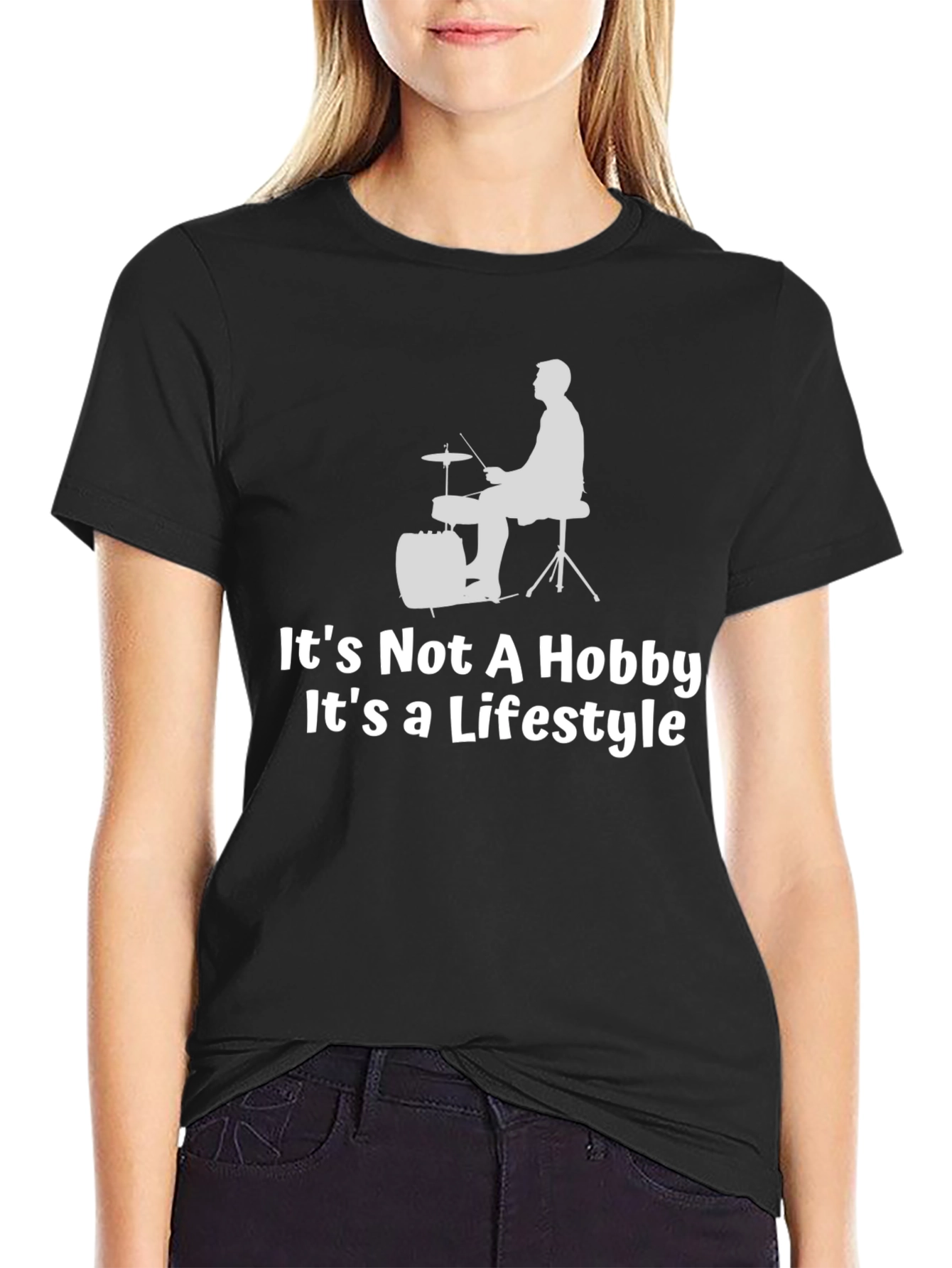 Drummer Lifestyle T-Shirt: Music Hobby Tee