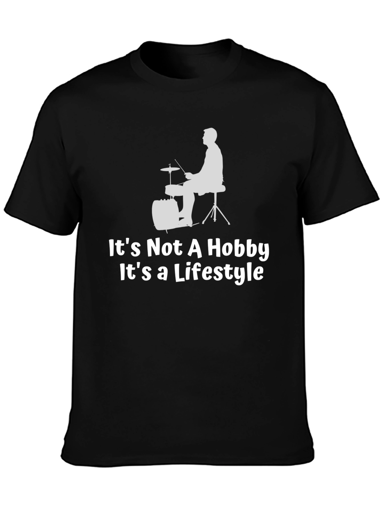 Drummer Lifestyle T-Shirt: Music Hobby Tee