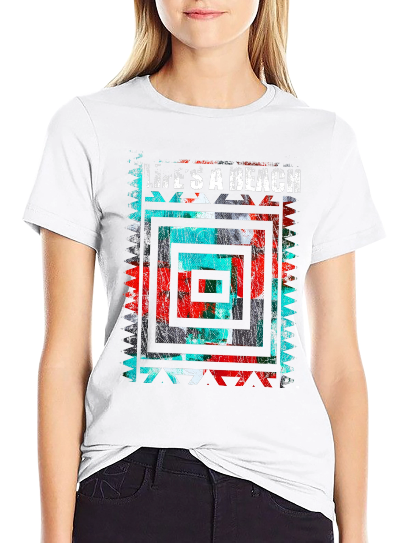 Lifes A Beach Mens Graphic Tee