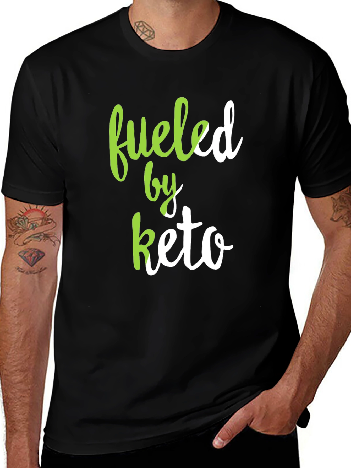 Fueled by Keto Black T-Shirt