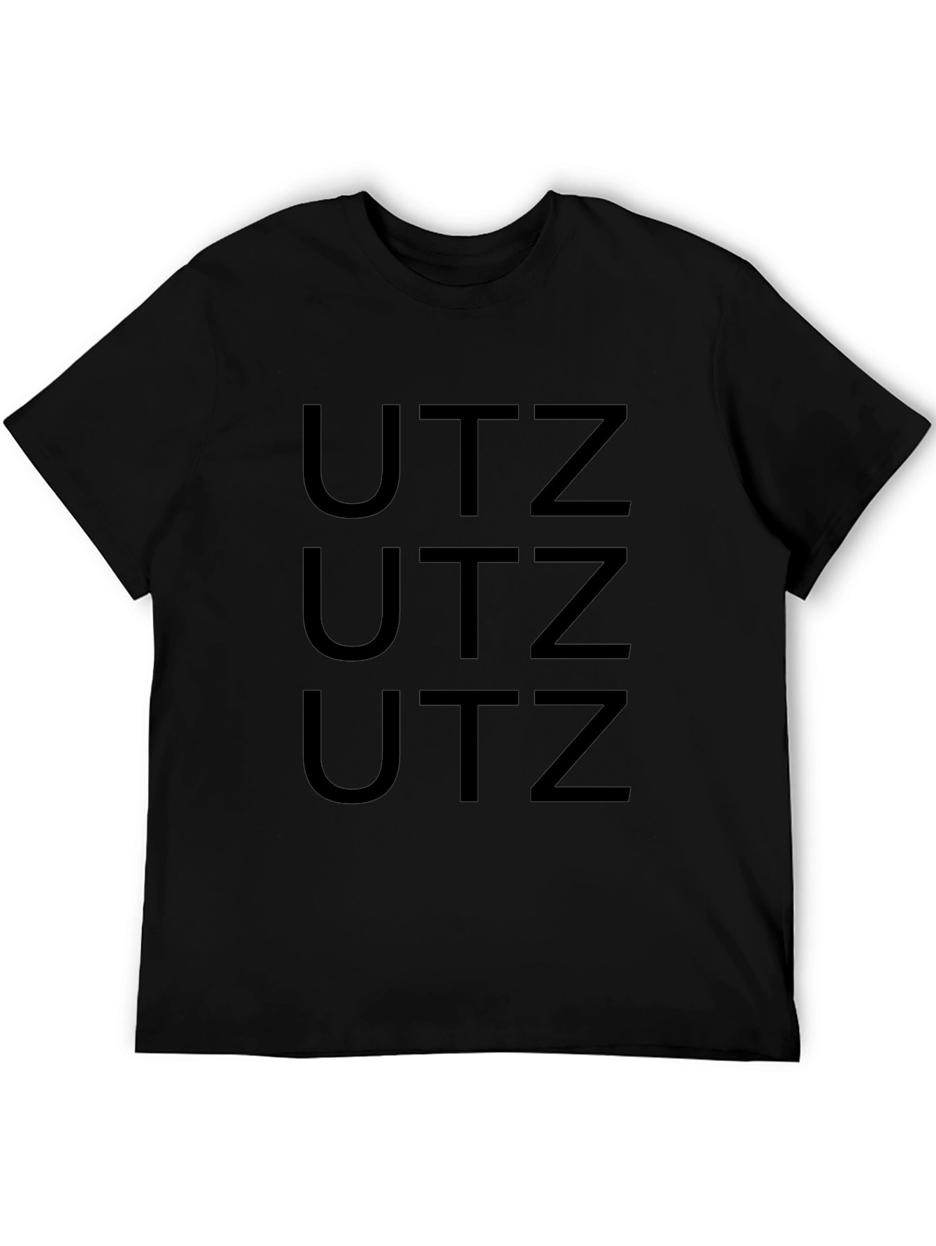 UTZ Graphic Tee - Black Cotton T-Shirt