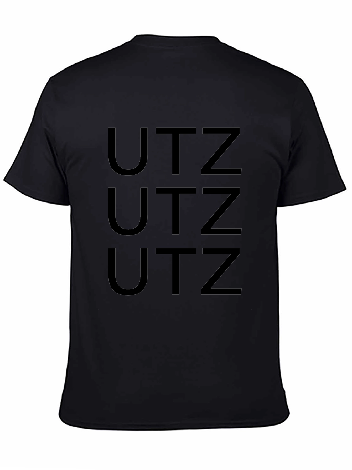 UTZ Graphic Tee - Black Cotton T-Shirt
