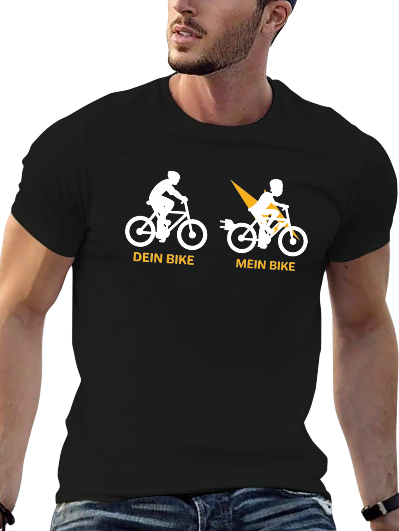 Dein Bike Mein Bike T-Shirt - Electric Bicycle Tee