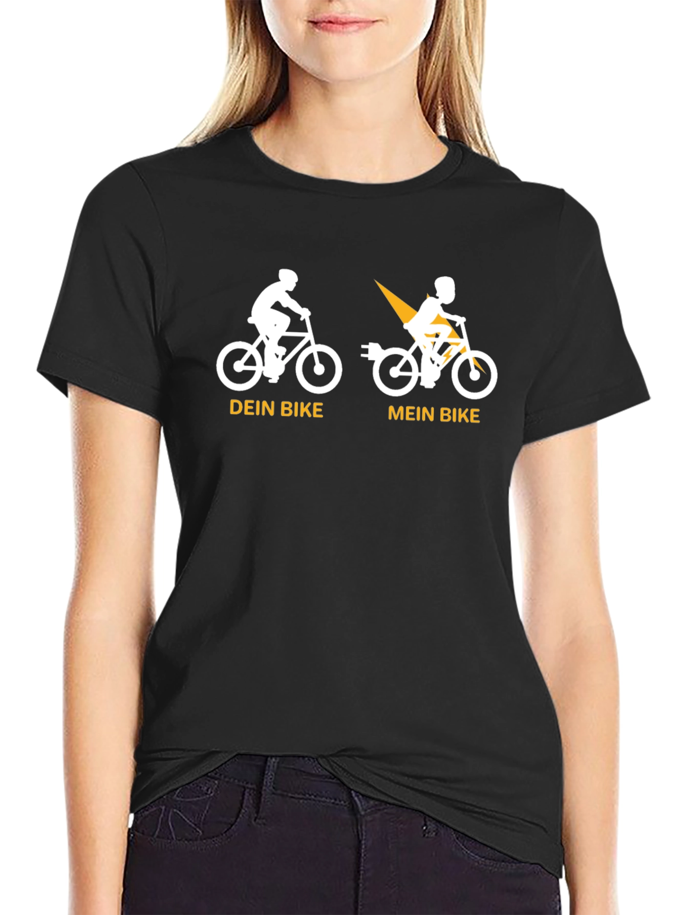 Dein Bike Mein Bike T-Shirt - Electric Bicycle Tee