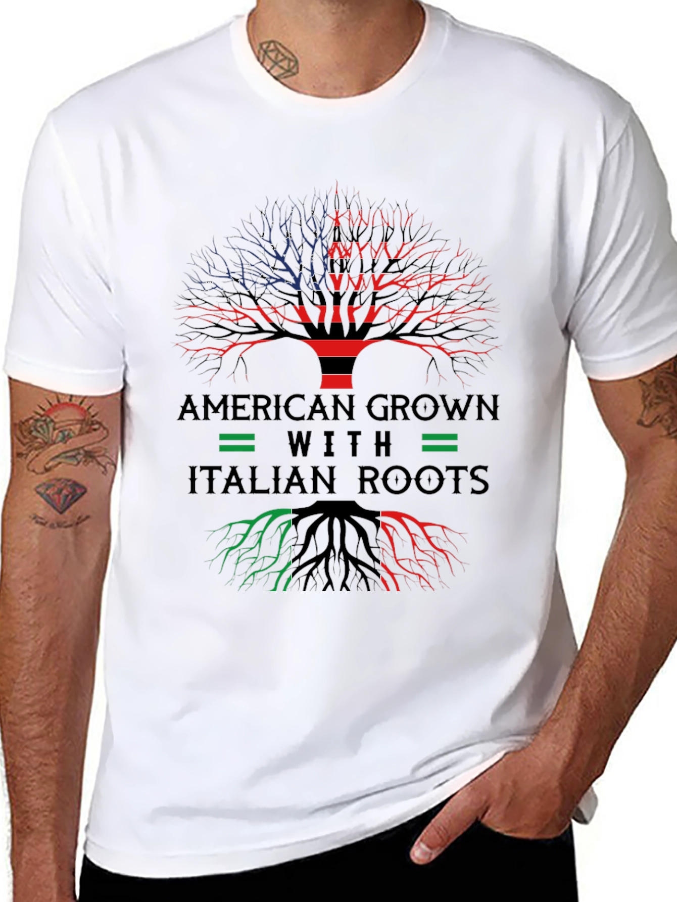 American Grown Italian Roots T-Shirt