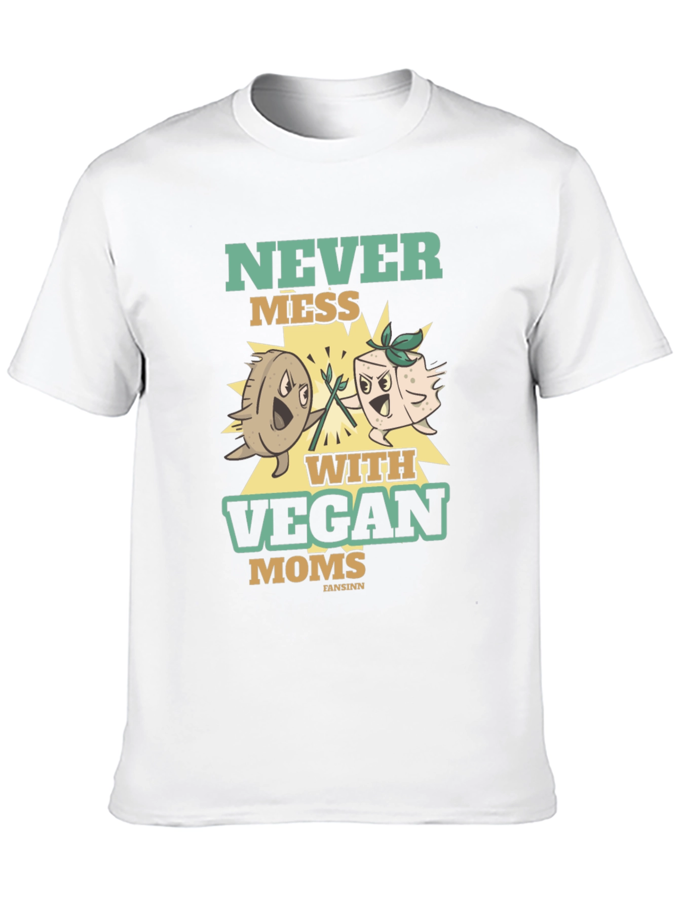 Never Mess With Vegan Moms T-Shirt