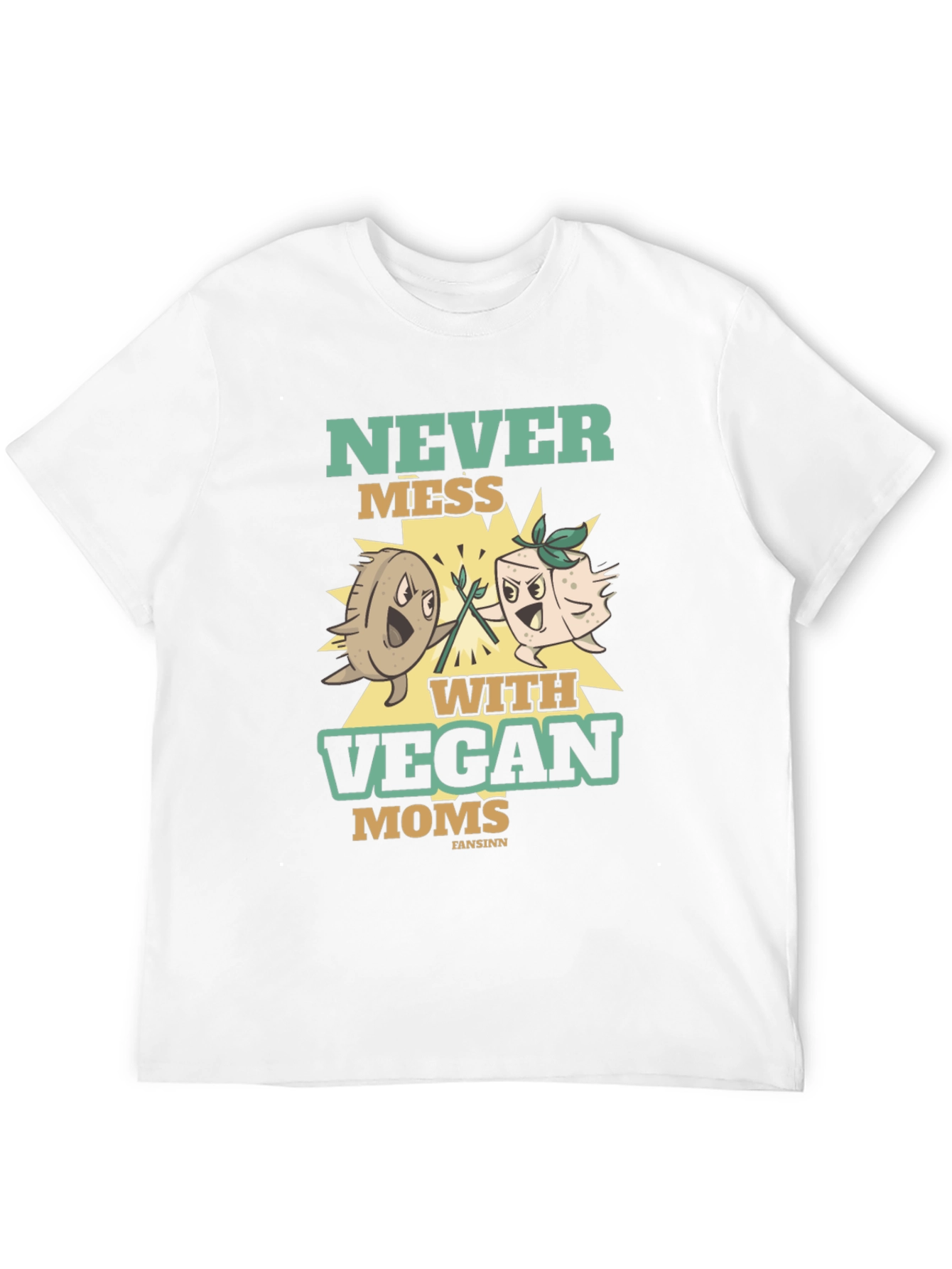 Never Mess With Vegan Moms T-Shirt