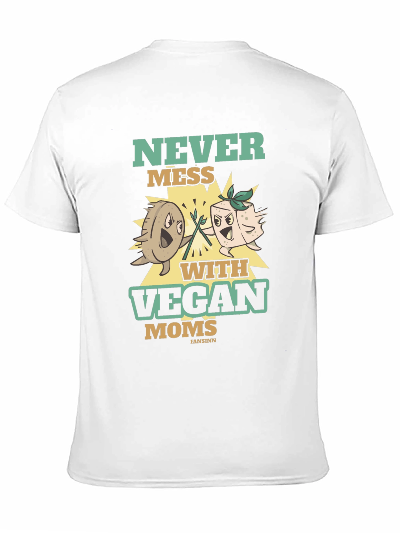 Never Mess With Vegan Moms T-Shirt