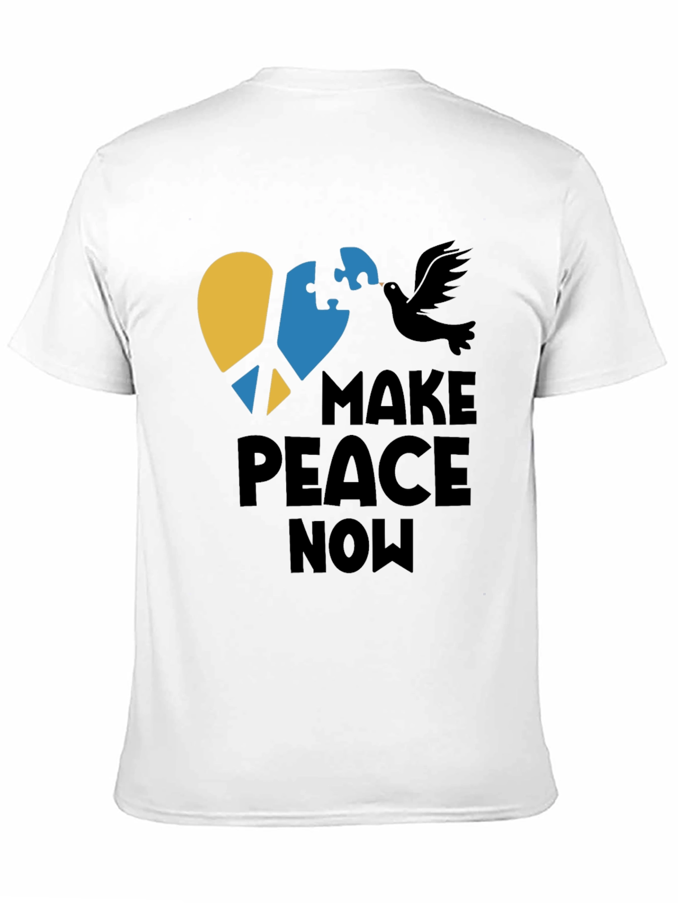 Make Peace Now T-Shirt - Ukraine Solidarity