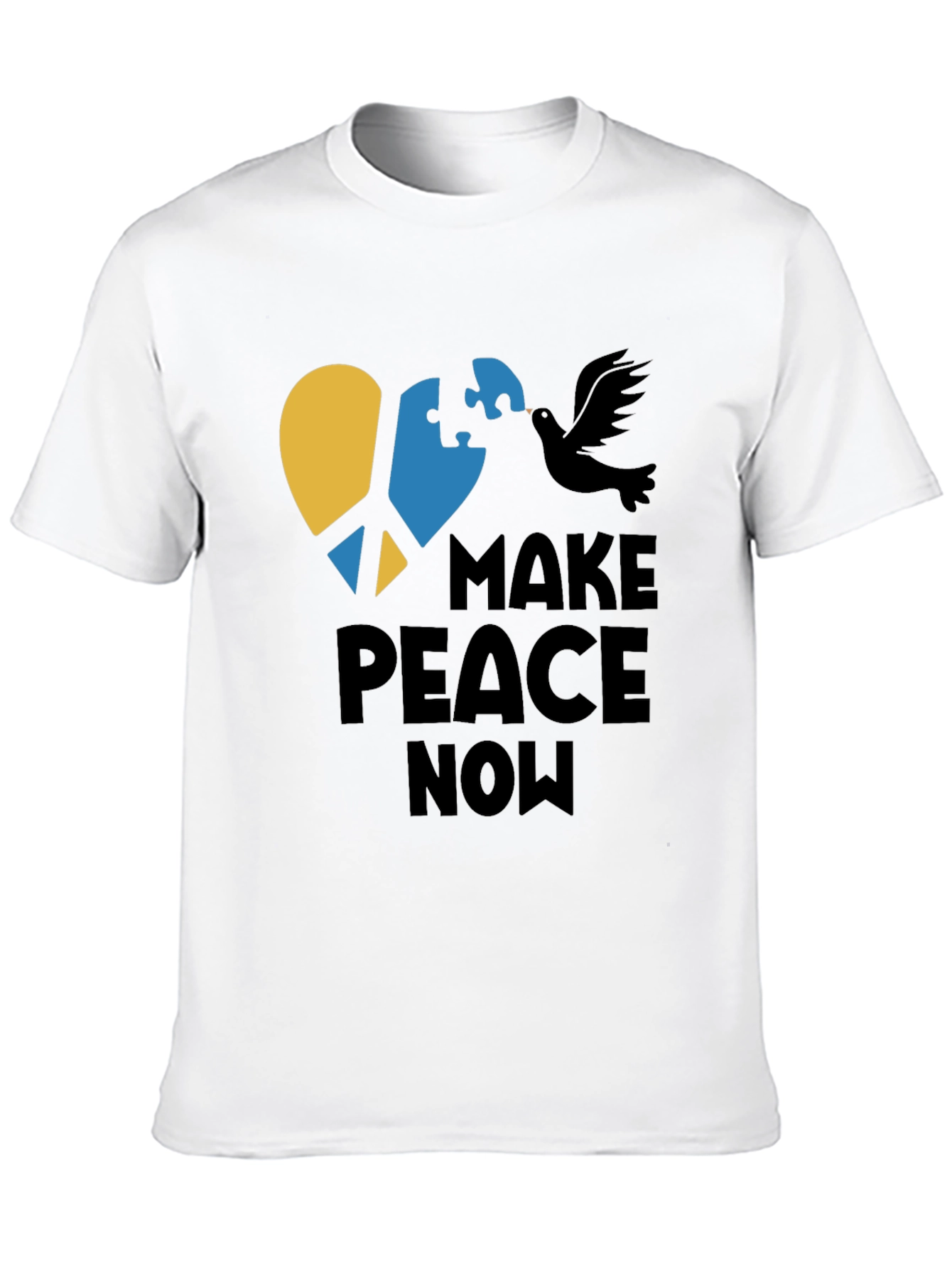 Make Peace Now T-Shirt - Ukraine Solidarity