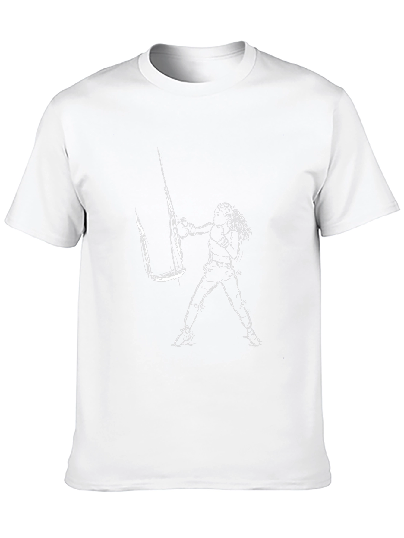 Boxing Graphic T-Shirt - Mens Black Tee