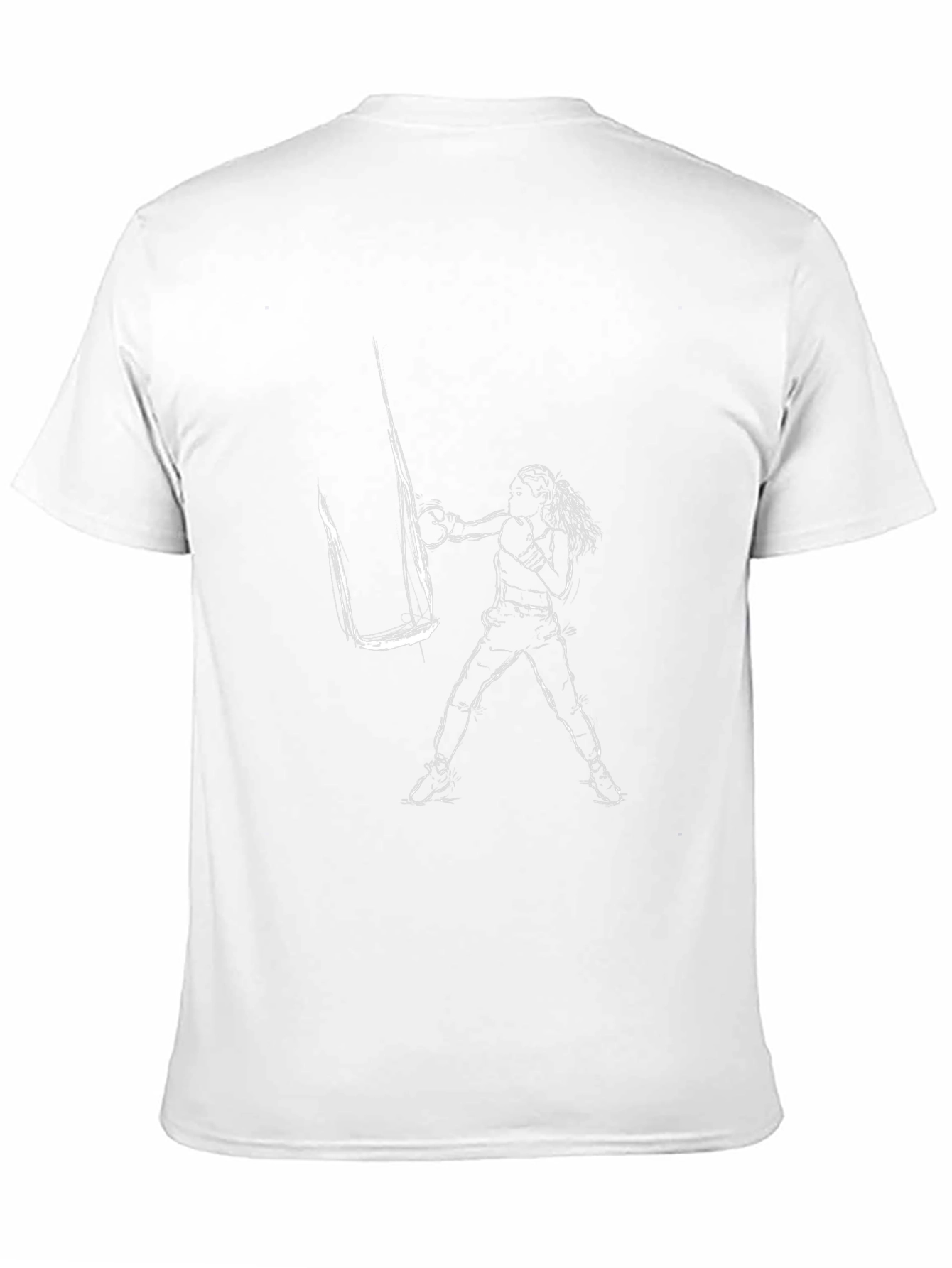 Boxing Graphic T-Shirt - Mens Black Tee