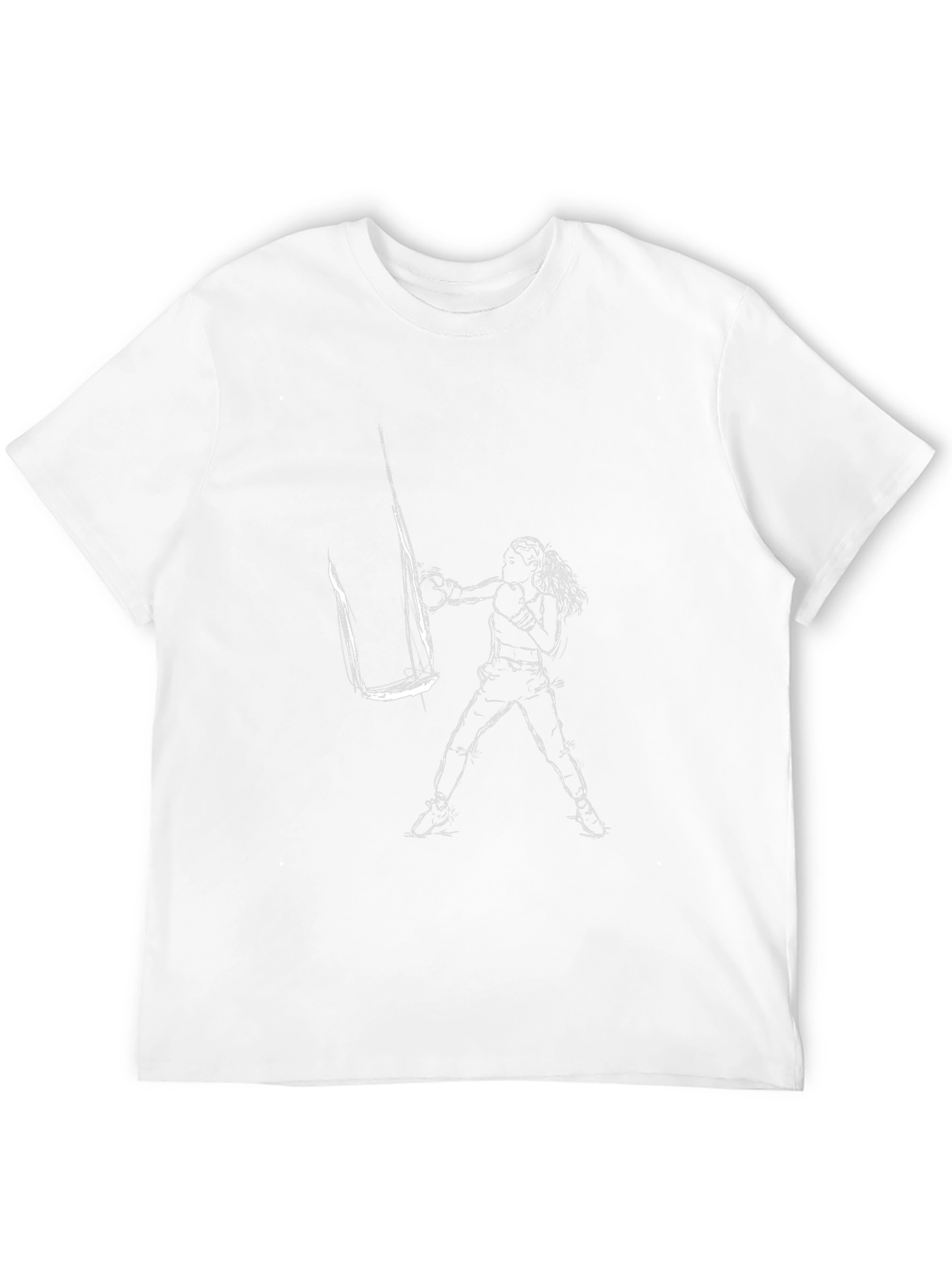 Boxing Graphic T-Shirt - Mens Black Tee