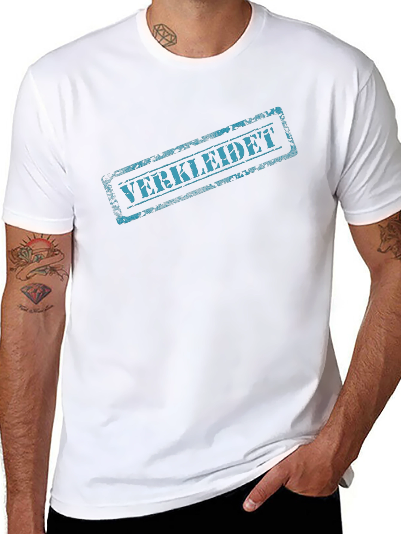Verkleidet Stamp Tee - Black T-Shirt