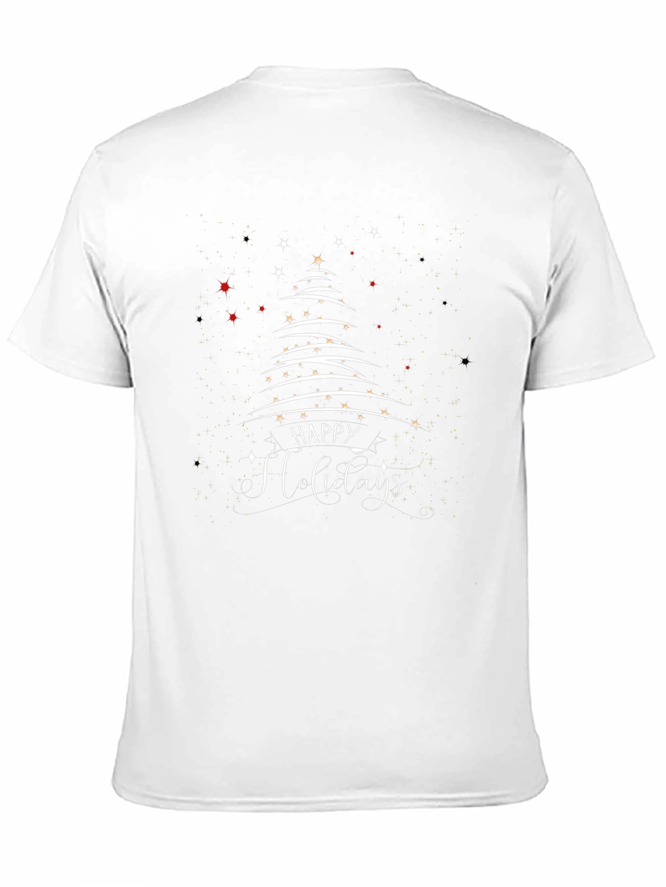 Happy Holidays Tree Graphic T-Shirt