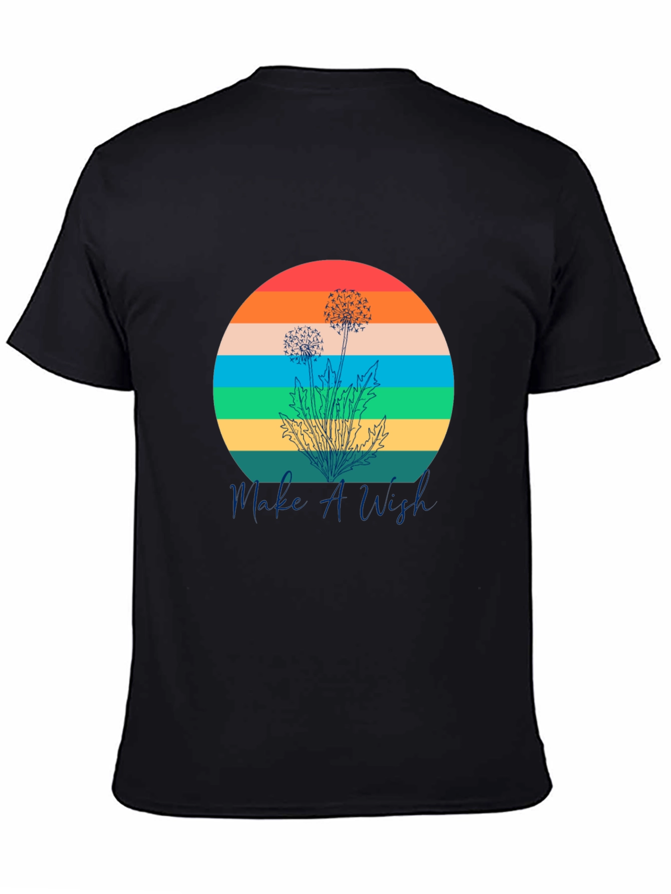Retro Dandelion T-Shirt - Make A Wish Graphic Tee
