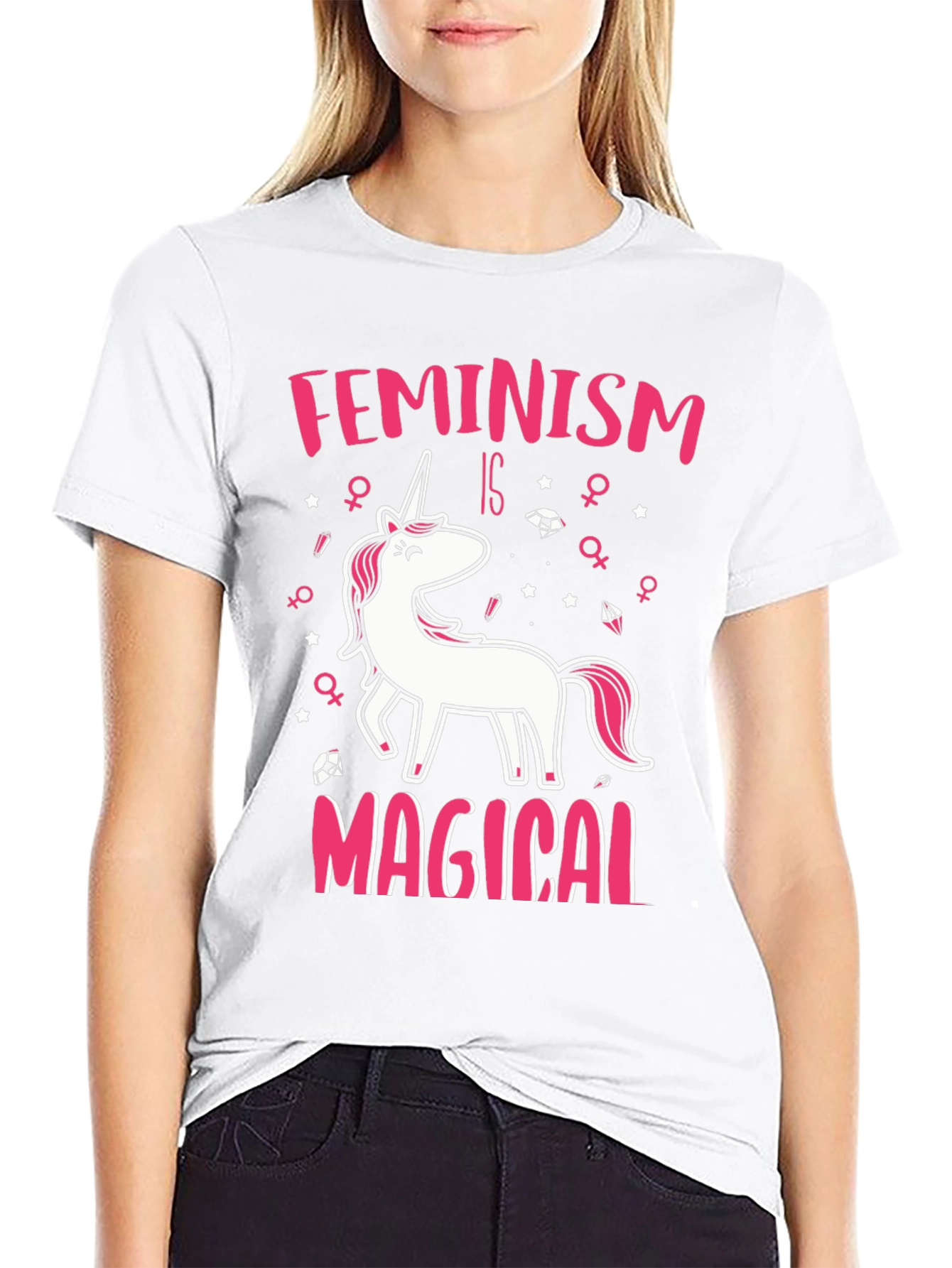 Feminism Is Magical Unicorn Graphic Tee