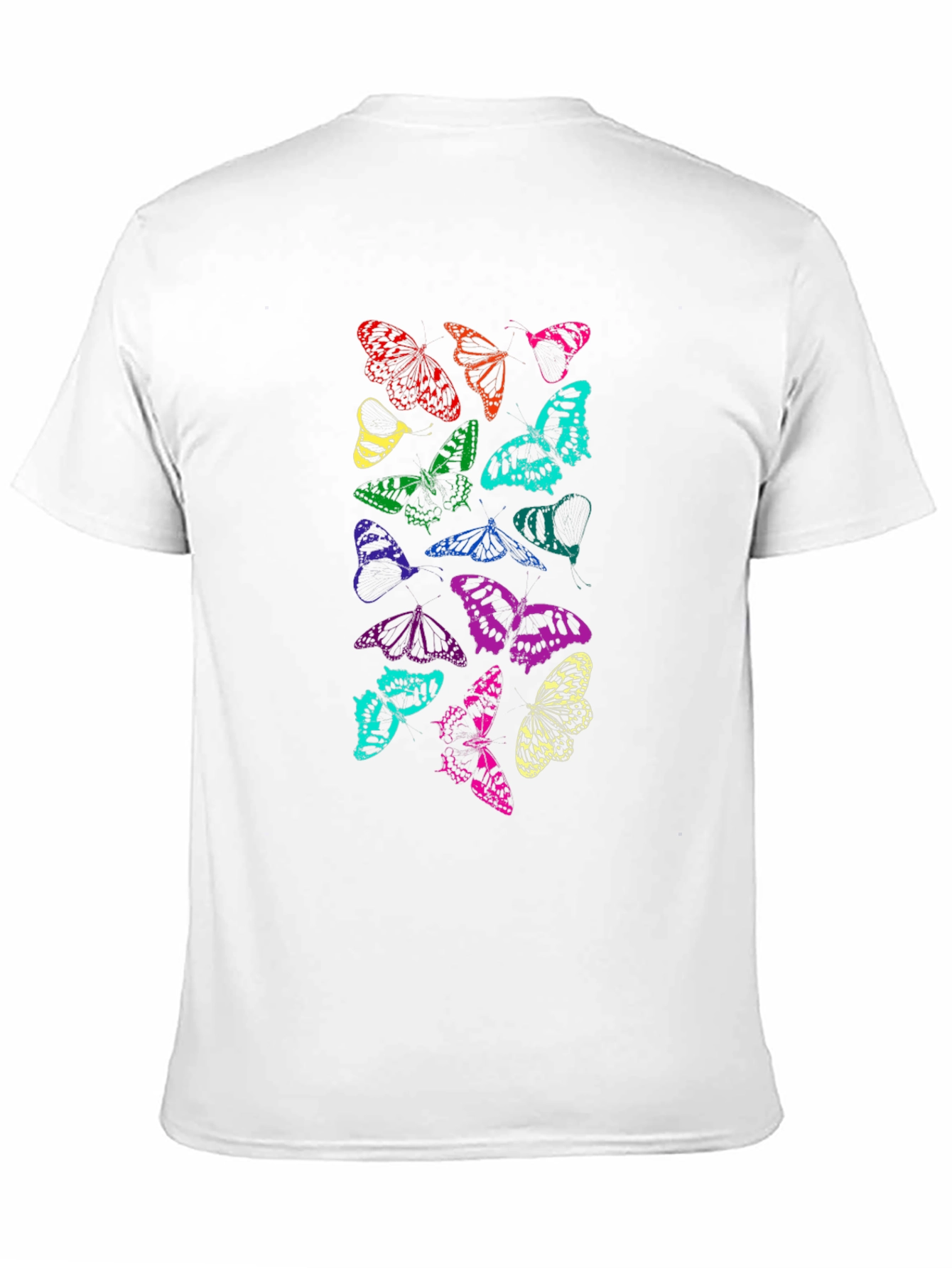 Butterfly Graphic Tee - Mens Black T-Shirt