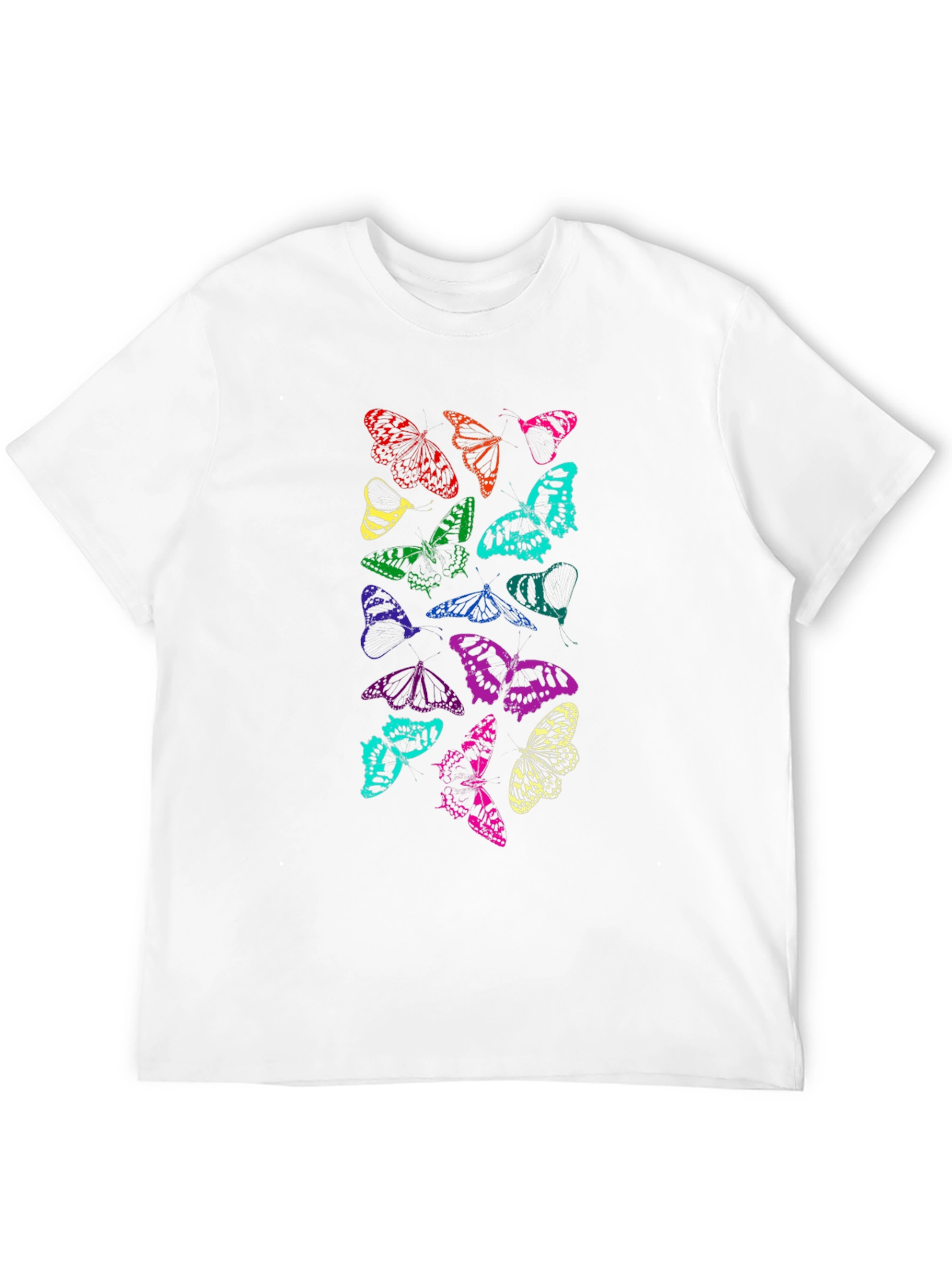 Butterfly Graphic Tee - Mens Black T-Shirt