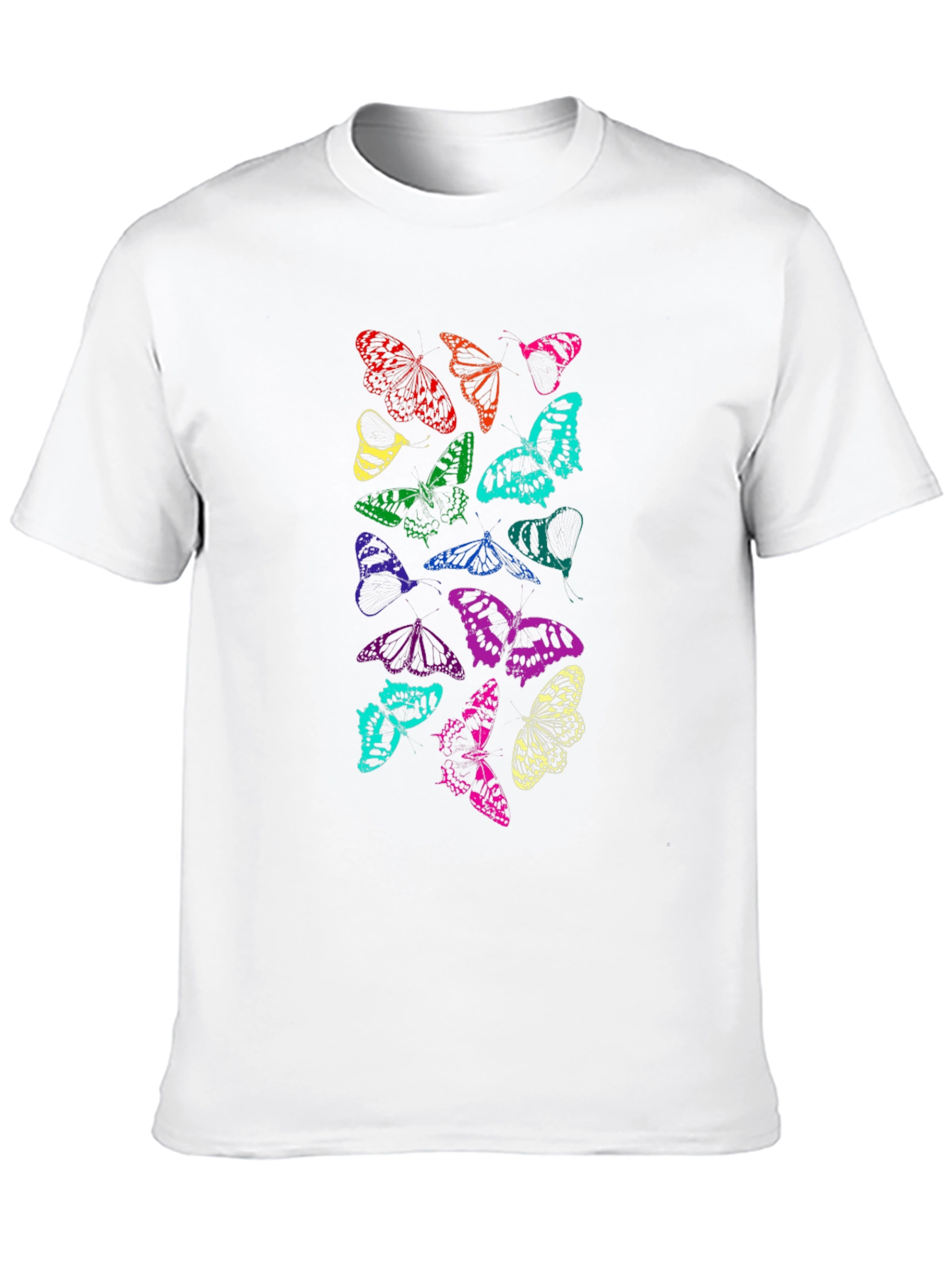 Butterfly Graphic Tee - Mens Black T-Shirt