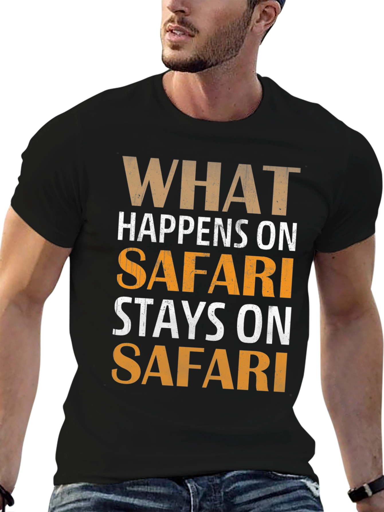 Safari Graphic T-Shirt - What Happens on Safari Stays