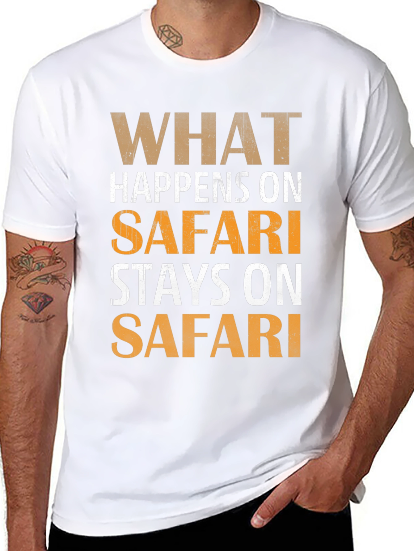 Safari Graphic T-Shirt - What Happens on Safari Stays