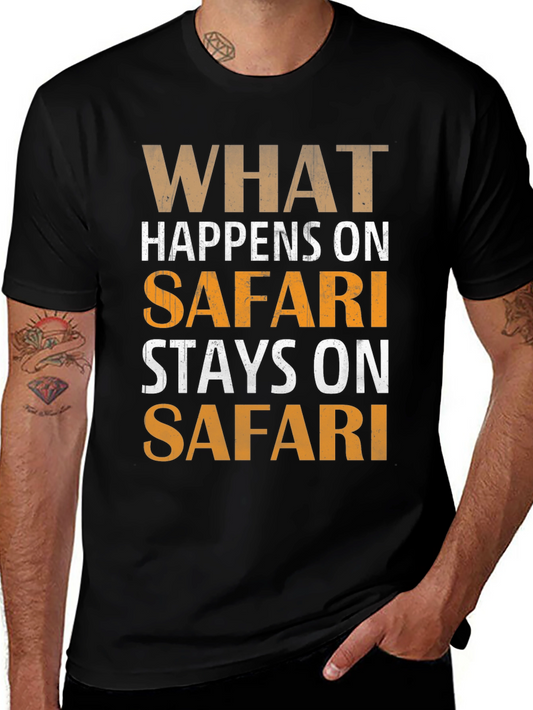Safari Graphic T-Shirt - What Happens on Safari Stays