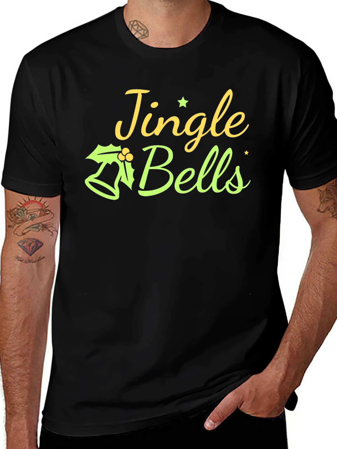 Jingle Bells Graphic Tee - Holiday Cheer!